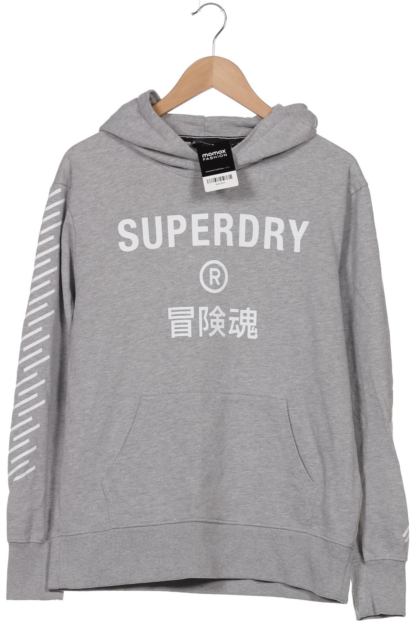 

Superdry Herren Kapuzenpullover, grau, Gr. 52