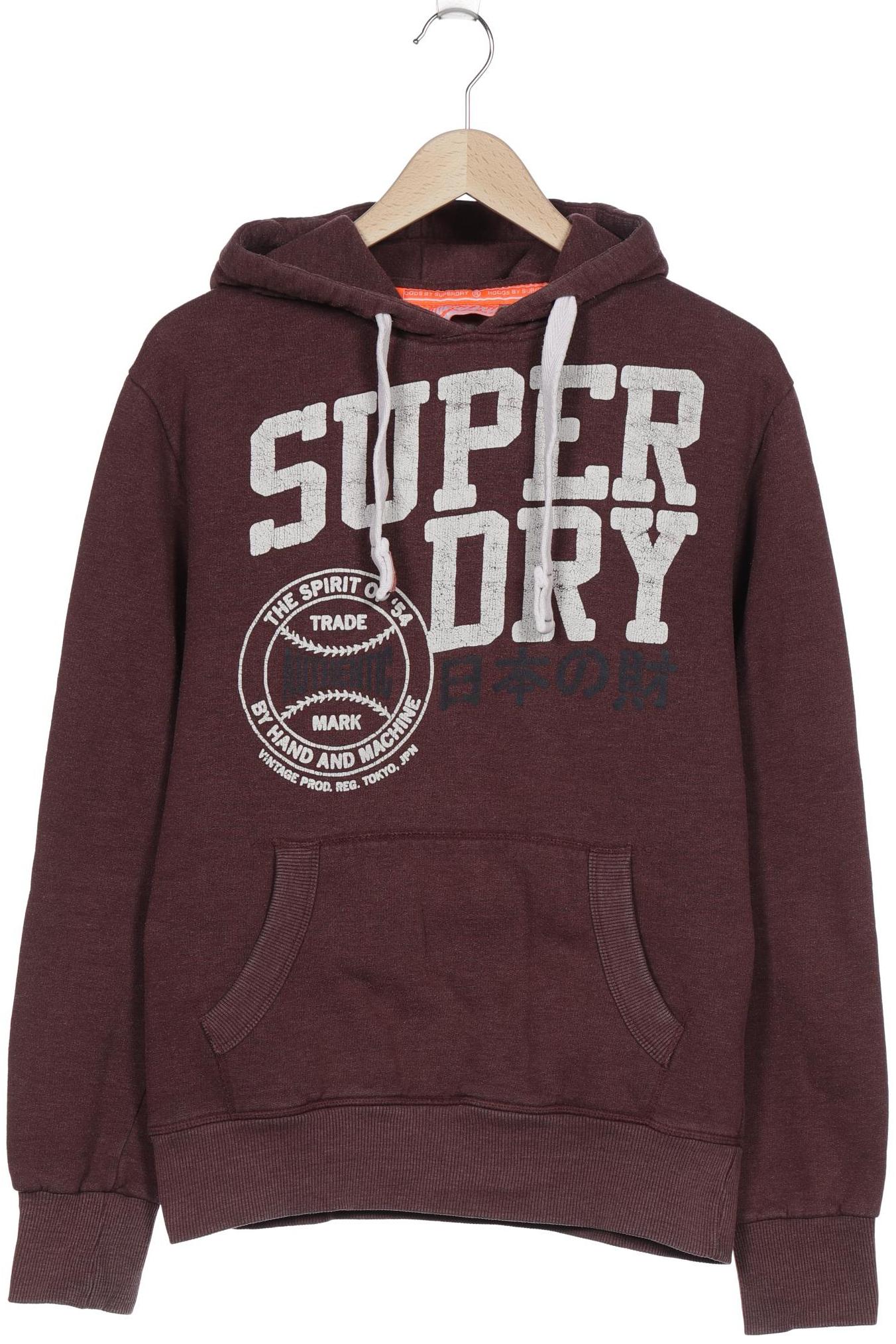 

Superdry Herren Kapuzenpullover, bordeaux, Gr. 46