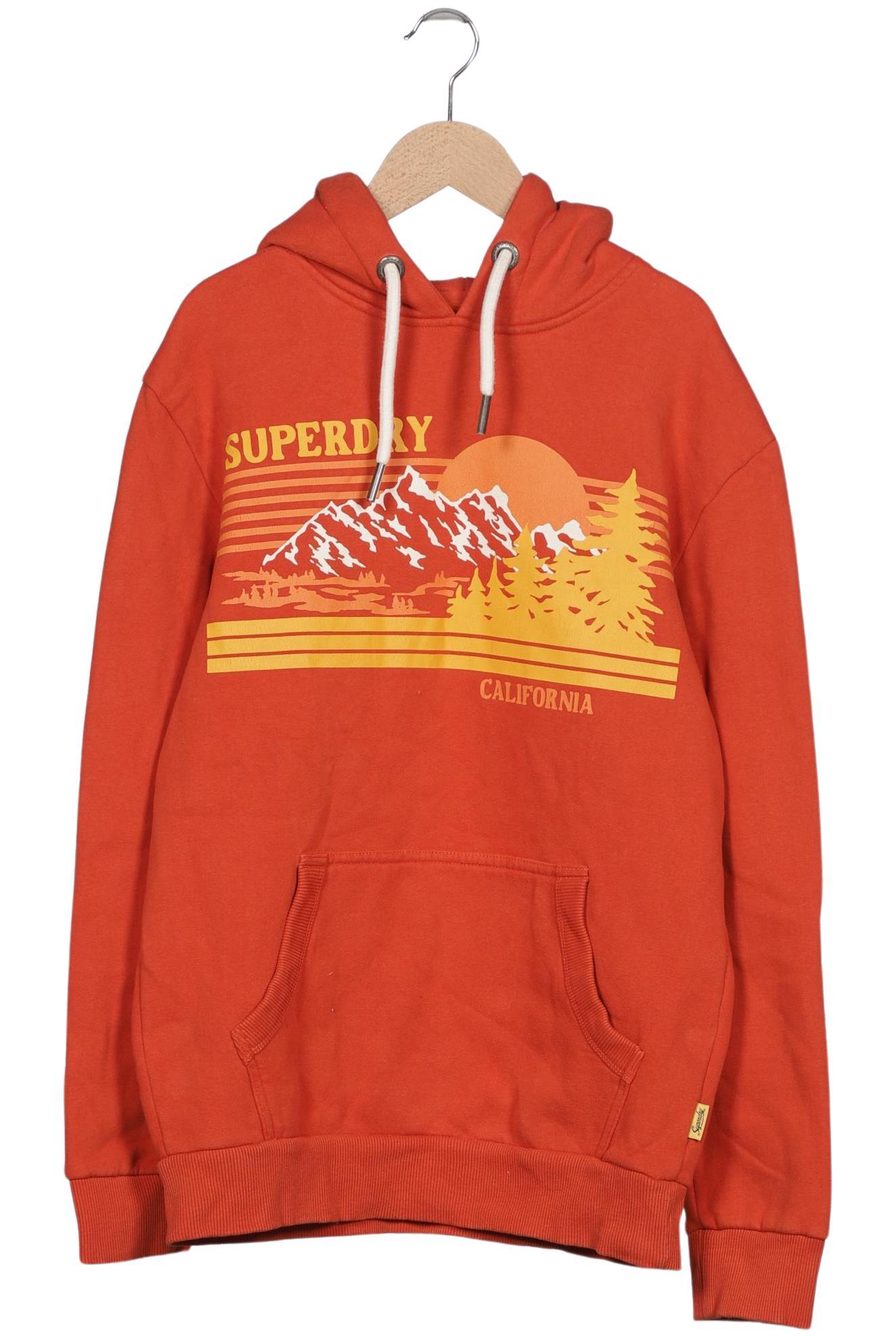 

Superdry Herren Kapuzenpullover, orange, Gr. 46