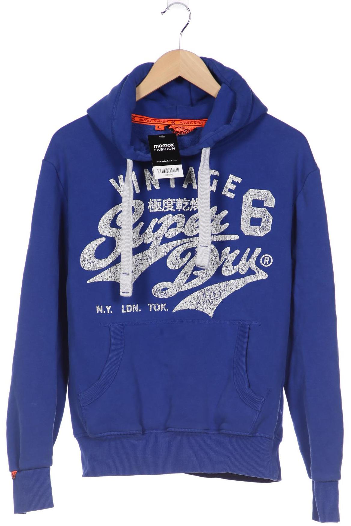 

Superdry Herren Kapuzenpullover, blau