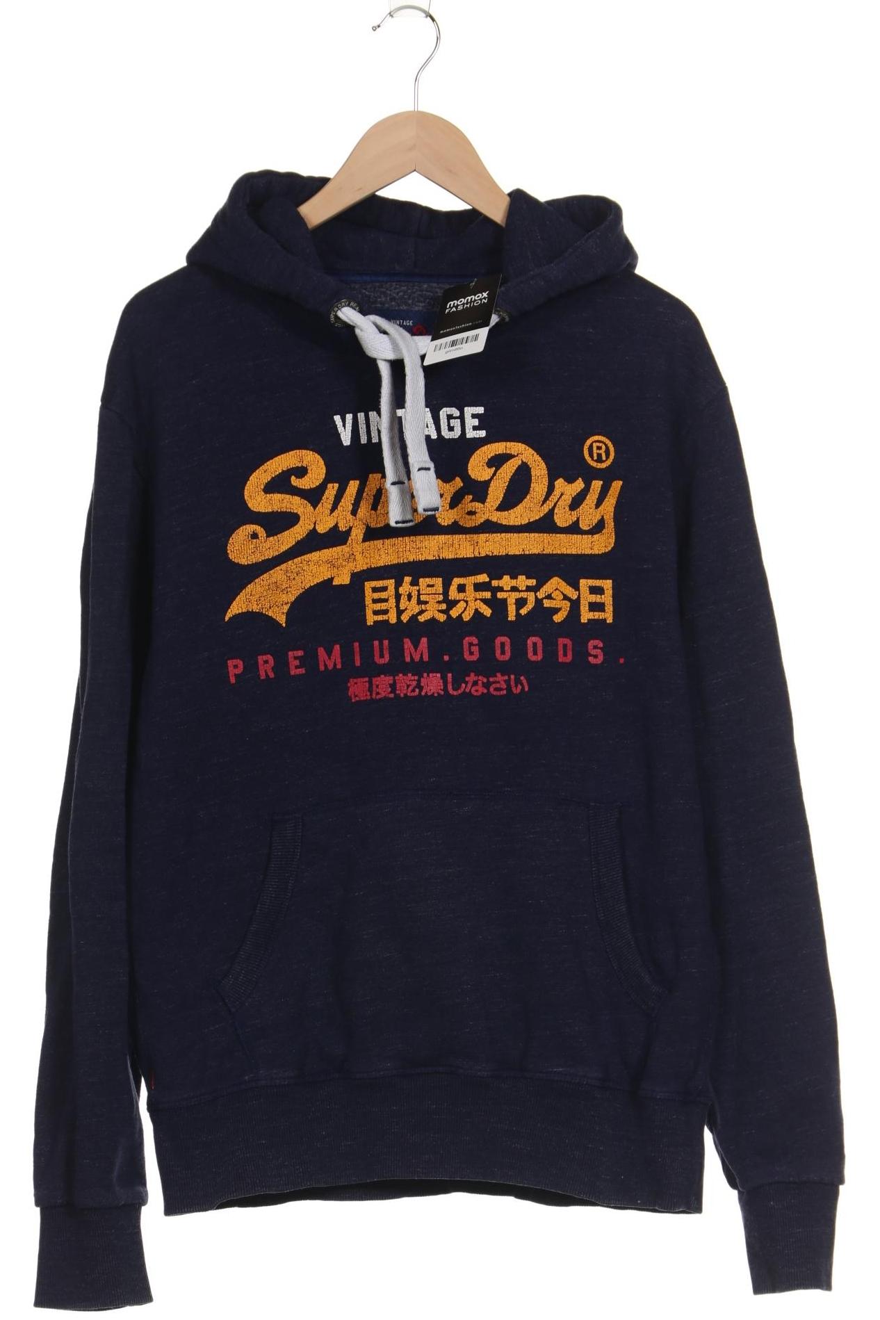 

Superdry Herren Kapuzenpullover, blau, Gr. 52
