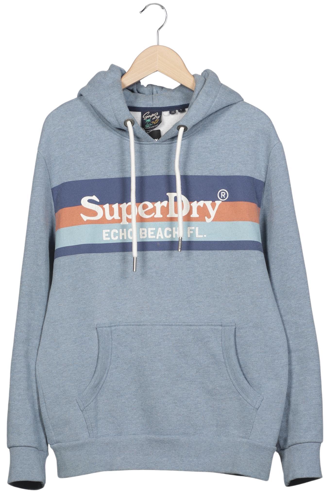 

Superdry Herren Kapuzenpullover, hellblau, Gr. 52