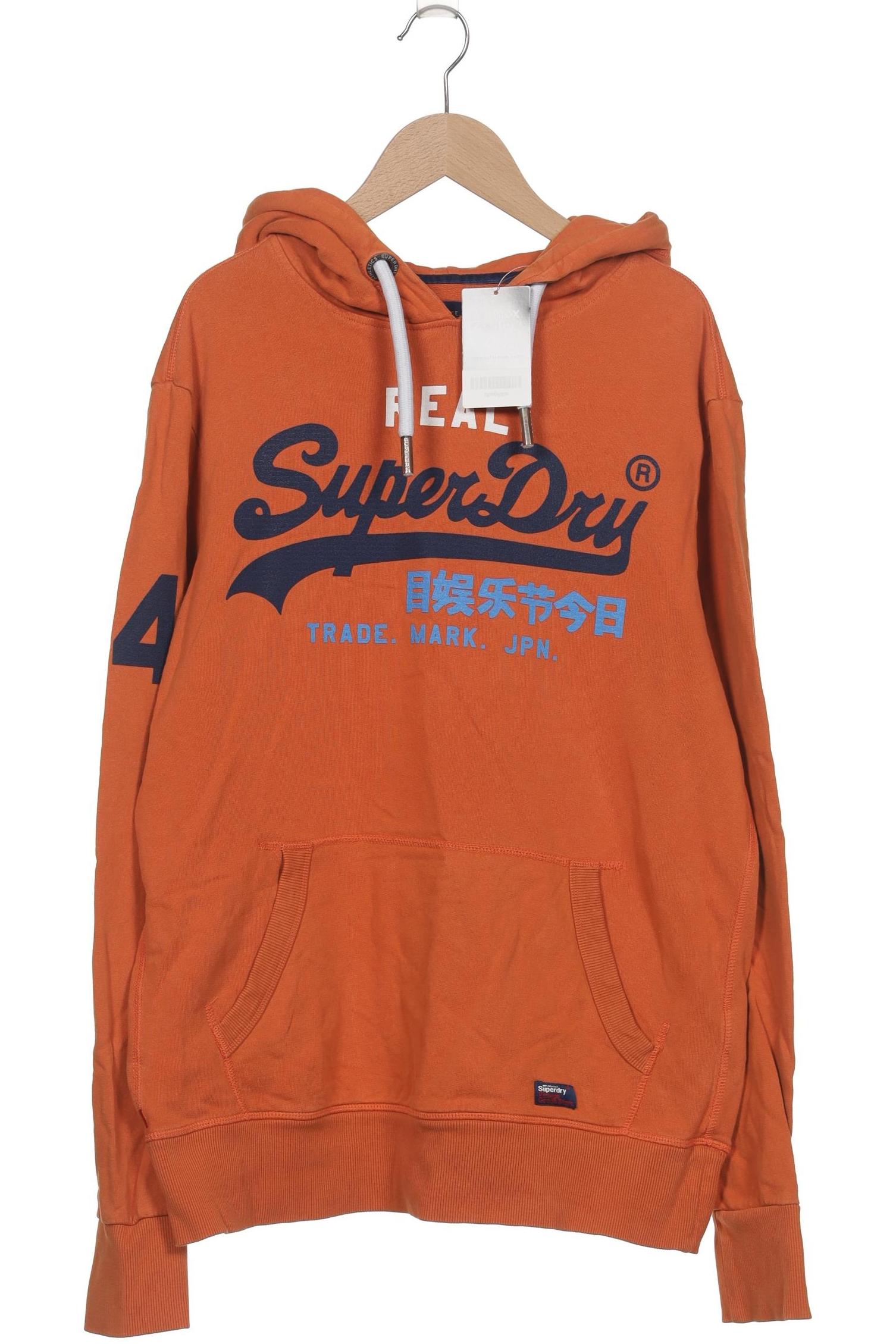 

Superdry Herren Kapuzenpullover, orange, Gr. 54