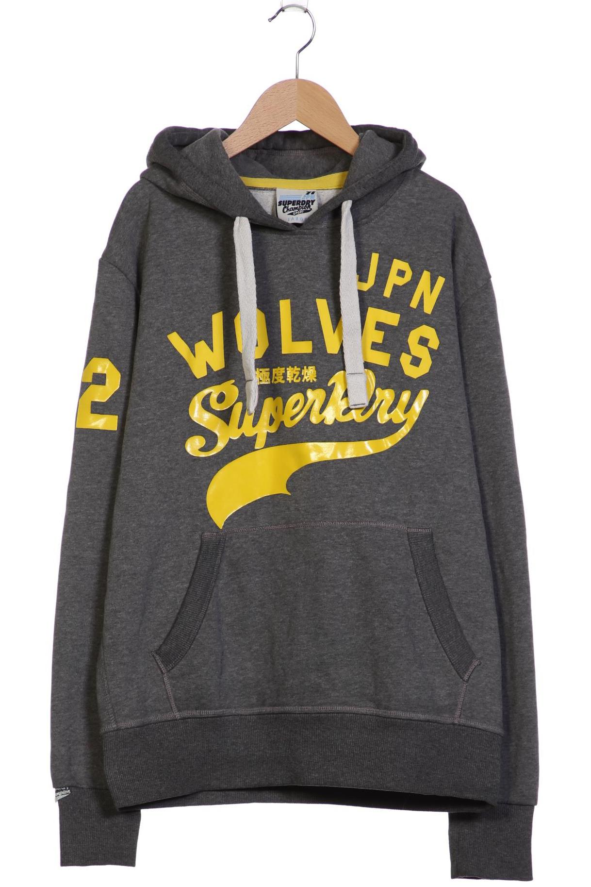 

Superdry Herren Kapuzenpullover, grau, Gr. 52