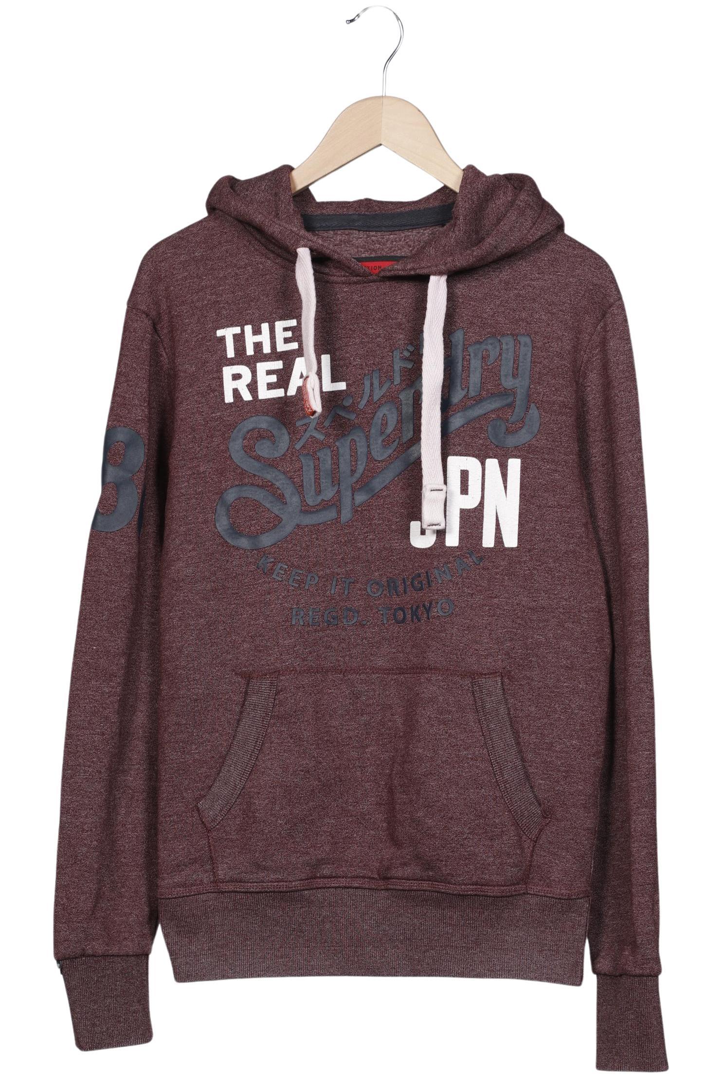 

Superdry Herren Kapuzenpullover, bordeaux, Gr. 46