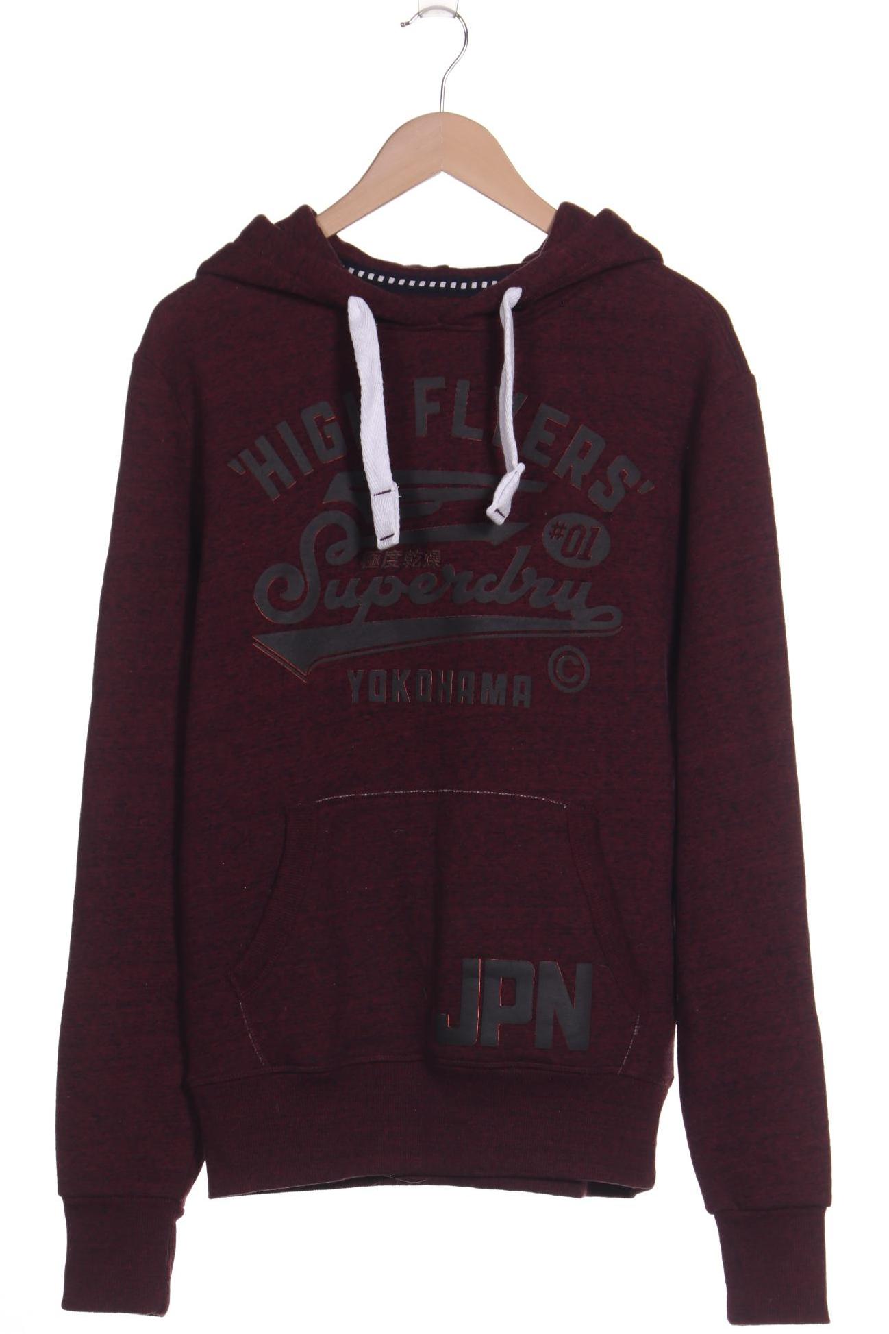 

Superdry Herren Kapuzenpullover, bordeaux, Gr. 46