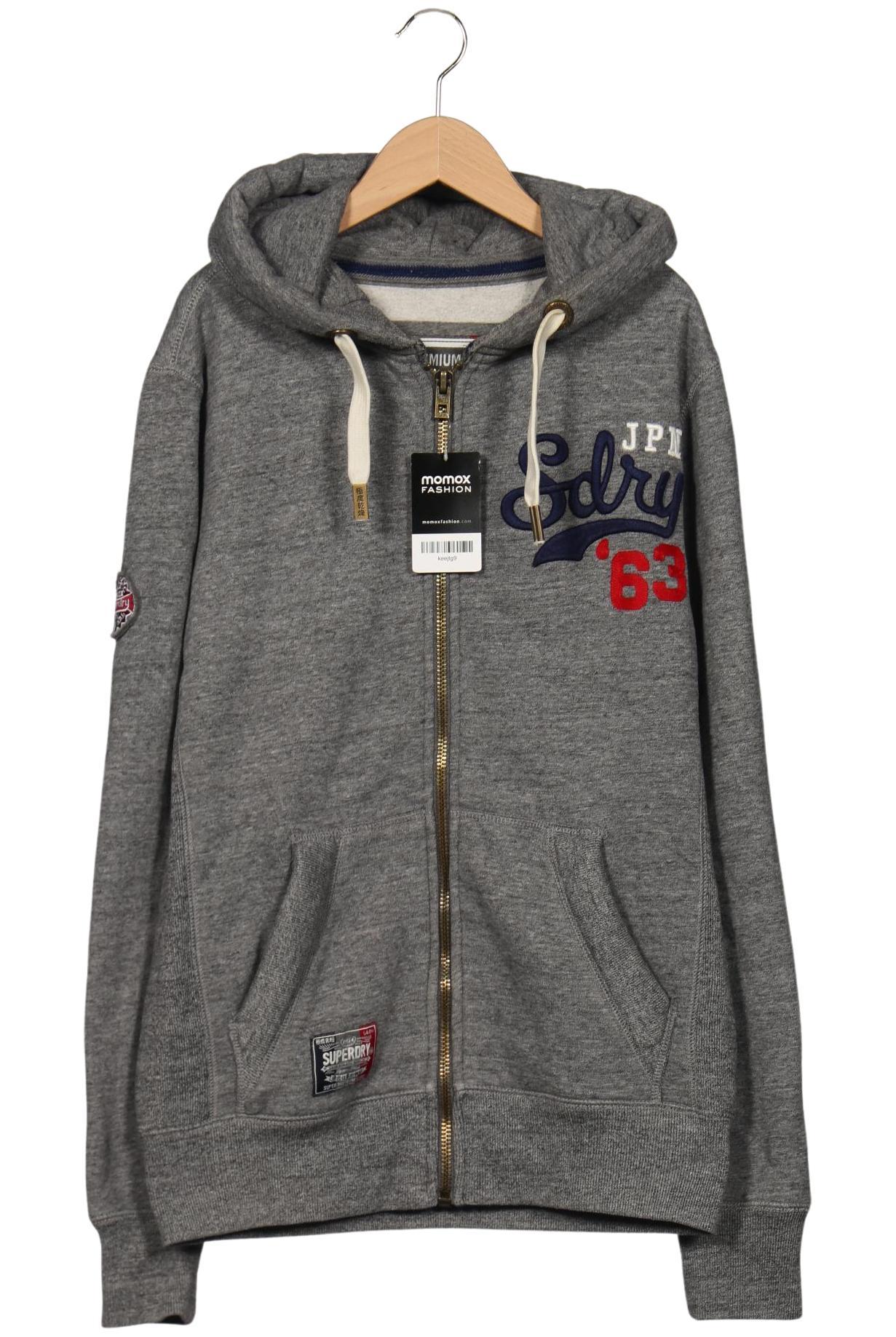 

Superdry Herren Kapuzenpullover, grau, Gr. 48