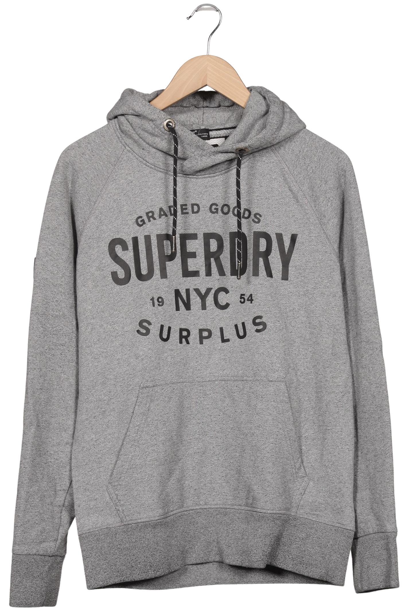 

Superdry Herren Kapuzenpullover, grau, Gr. 52