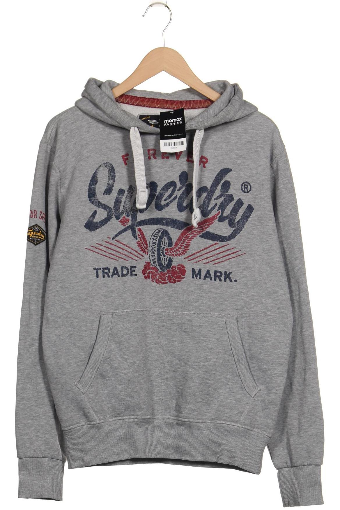 

Superdry Herren Kapuzenpullover, grau, Gr. 48