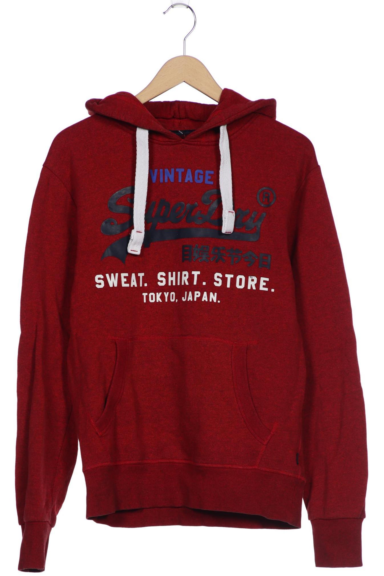 

Superdry Herren Kapuzenpullover, rot