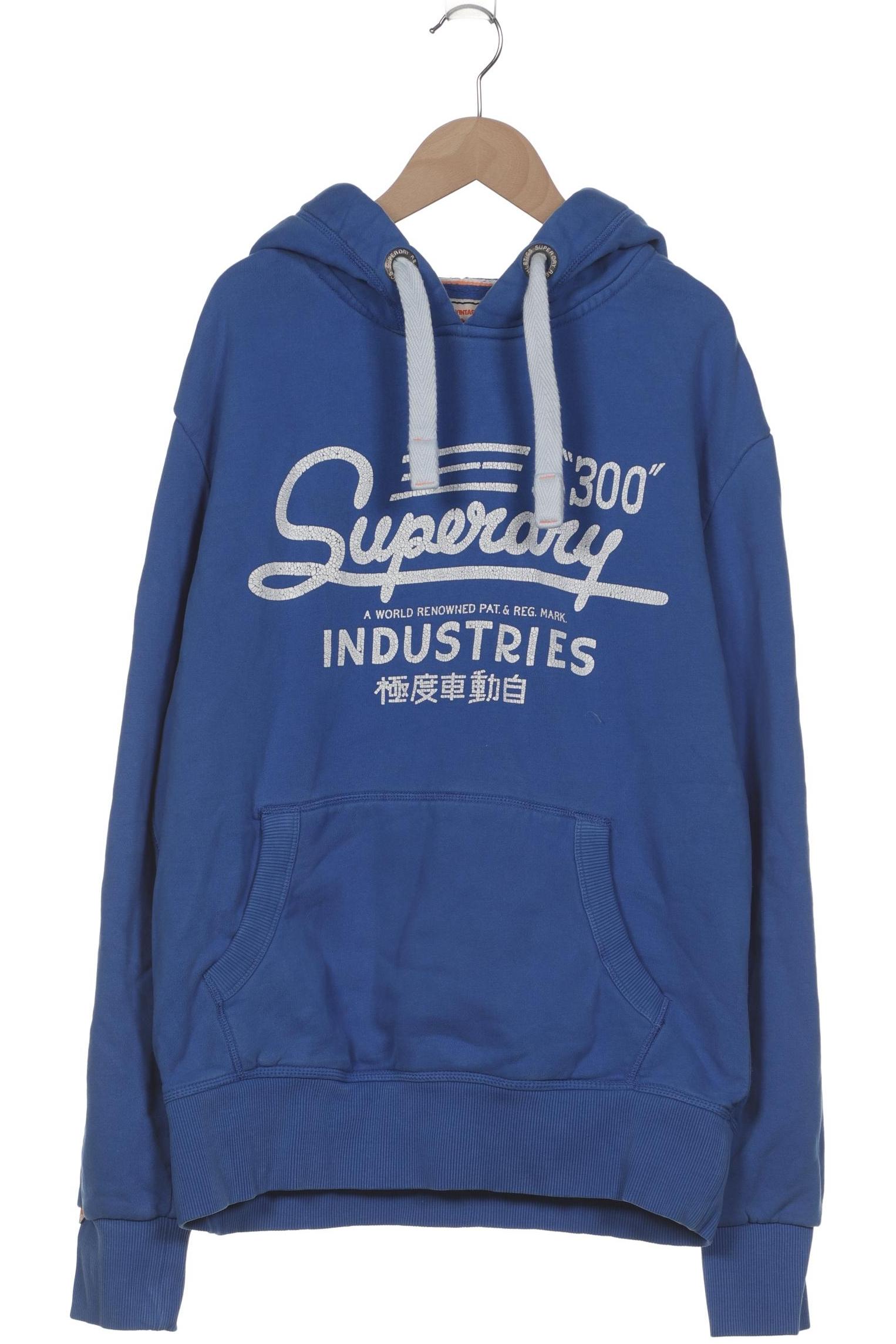 

Superdry Herren Kapuzenpullover, blau, Gr. 52