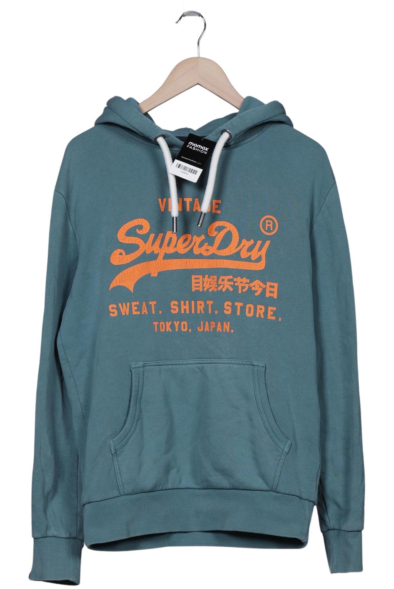 

Superdry Herren Kapuzenpullover, türkis, Gr. 48