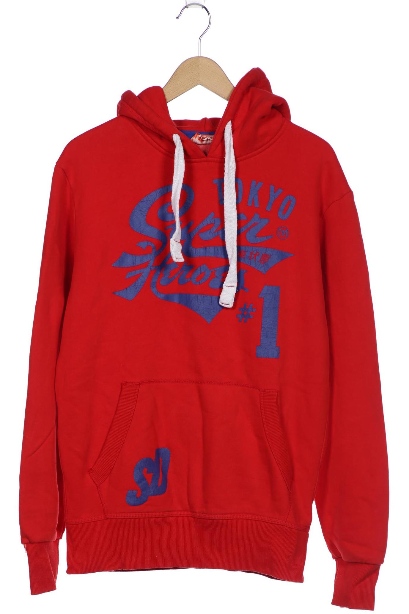 

Superdry Herren Kapuzenpullover, rot, Gr. 48