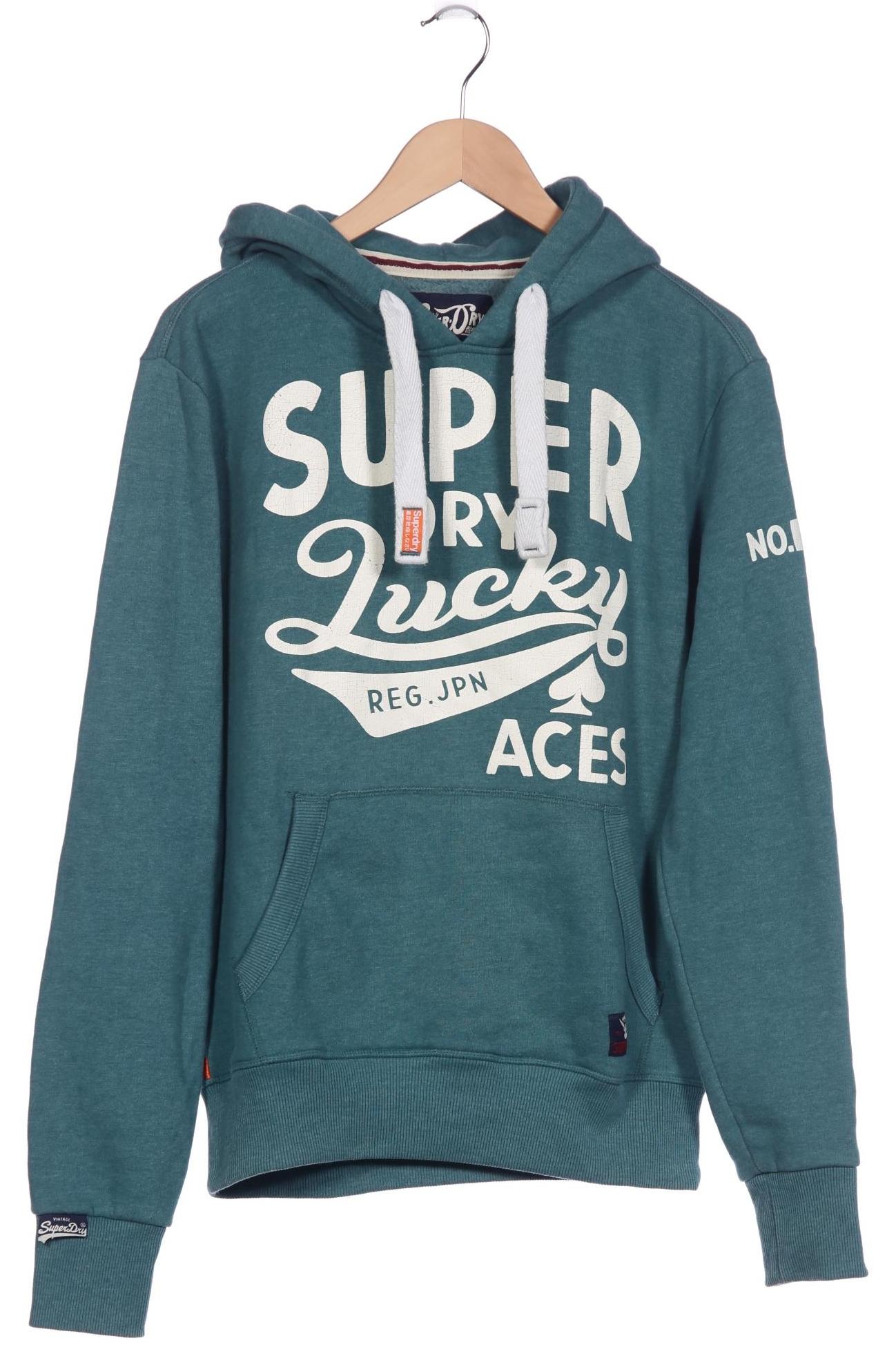 

Superdry Herren Kapuzenpullover, türkis, Gr. 46