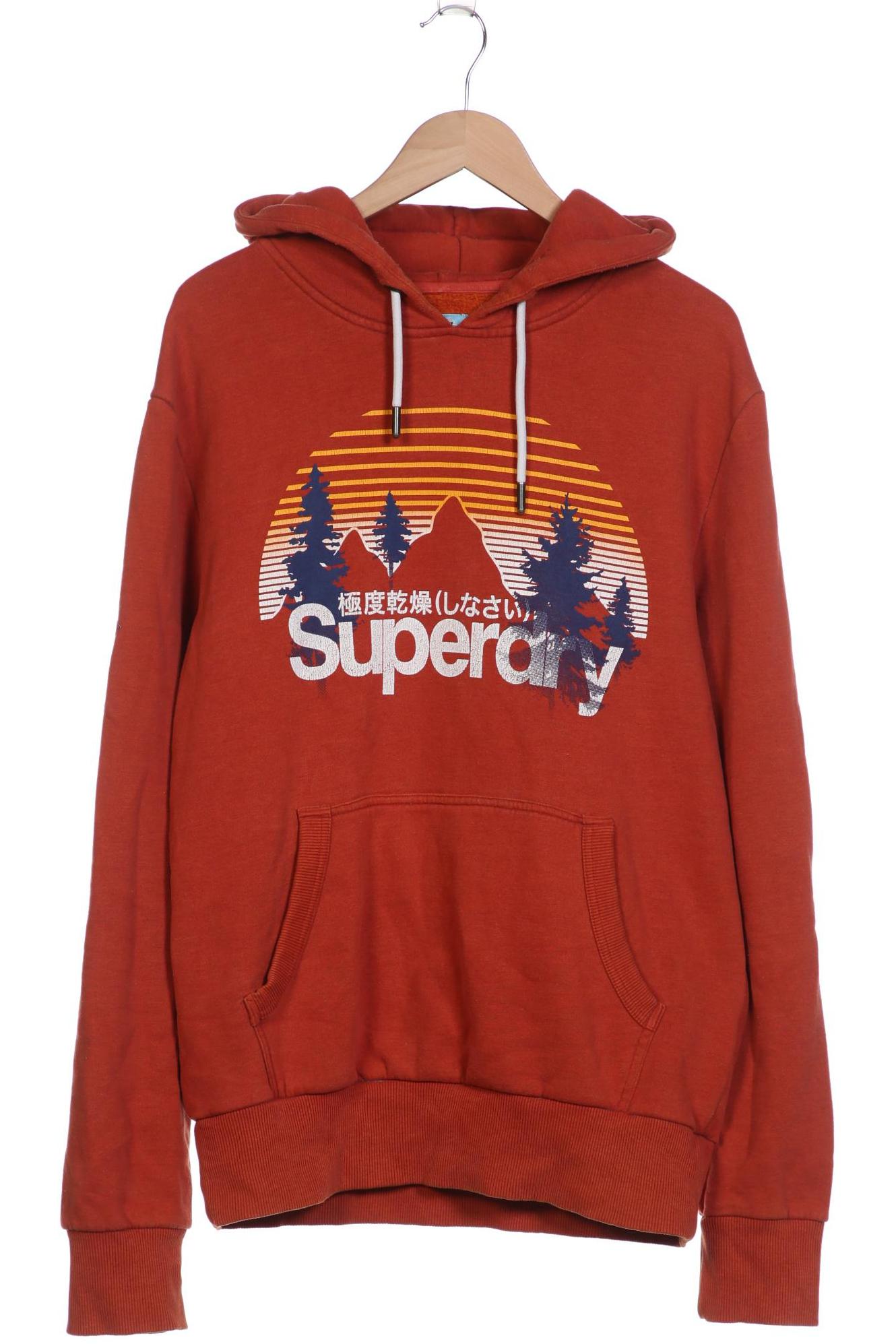 

Superdry Herren Kapuzenpullover, orange, Gr. 54