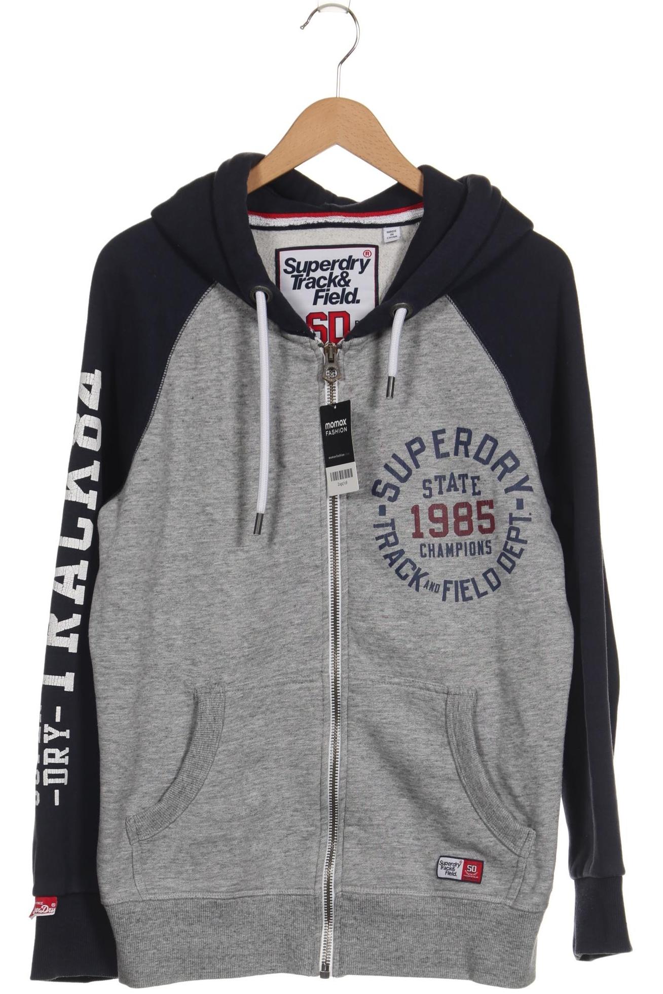 

Superdry Herren Kapuzenpullover, grau, Gr. 54