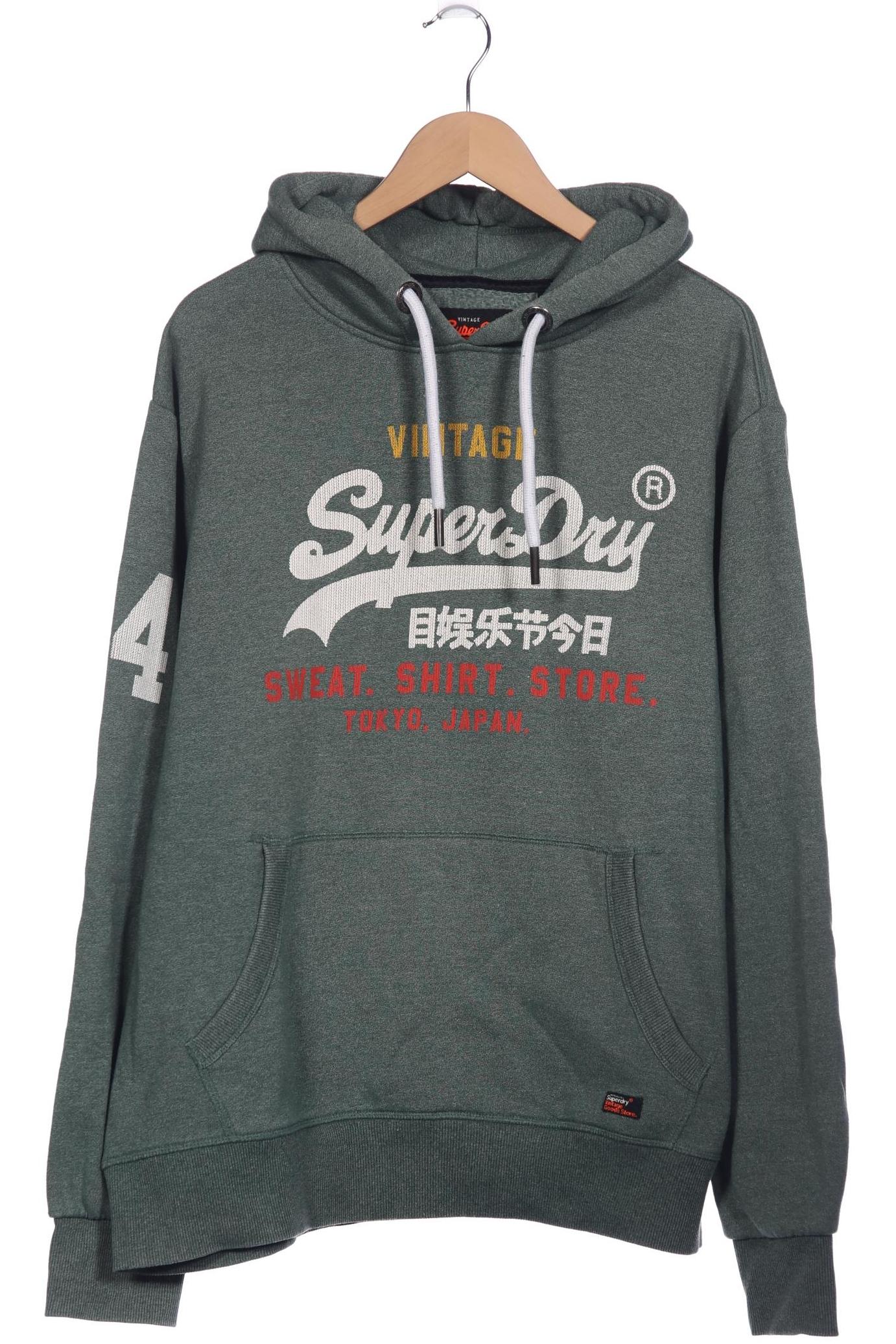 

Superdry Herren Kapuzenpullover, grün, Gr. 60