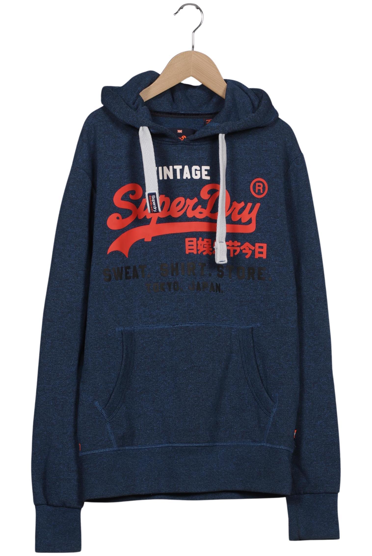 

Superdry Herren Kapuzenpullover, blau, Gr. 52