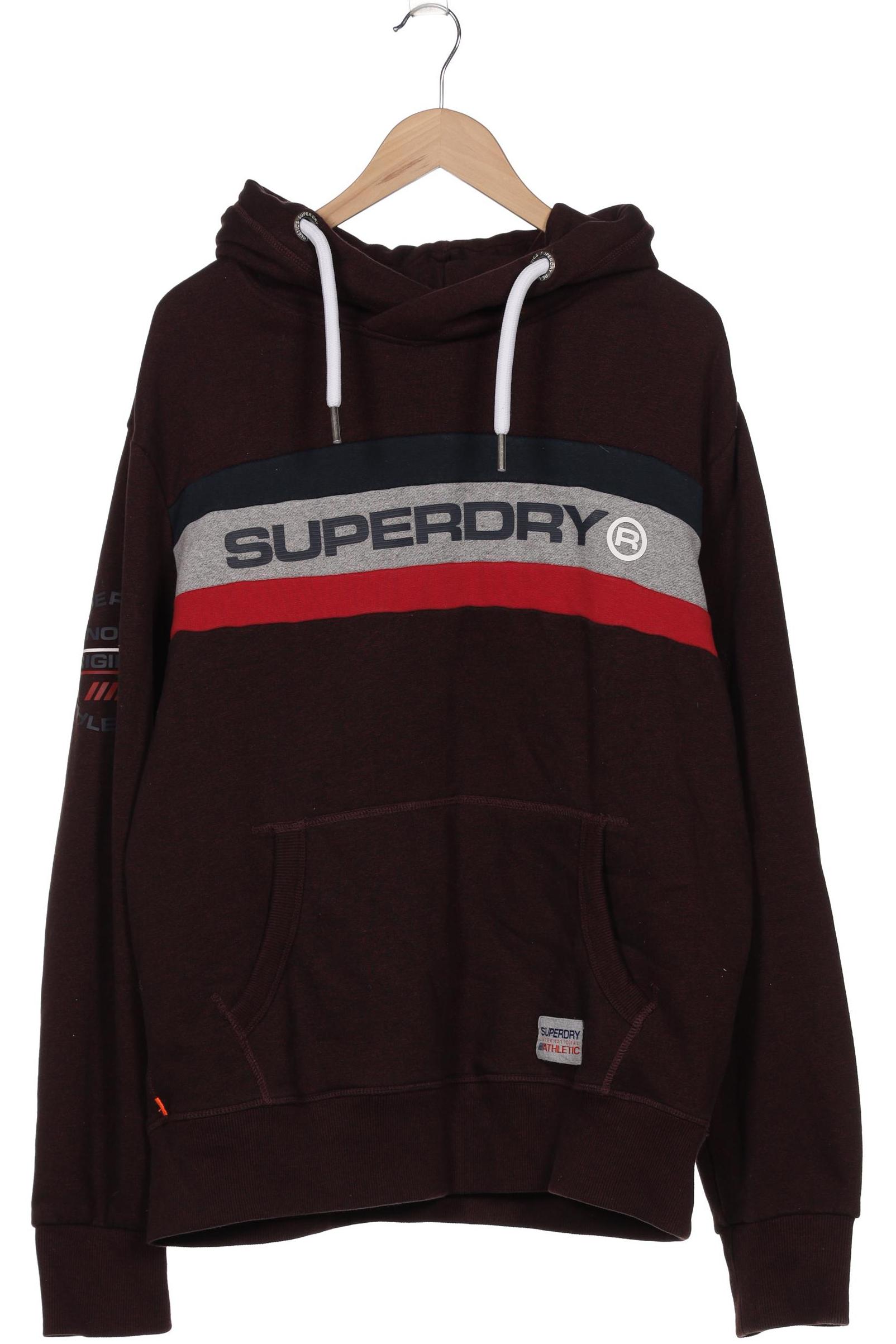 

Superdry Herren Kapuzenpullover, bordeaux, Gr. 56