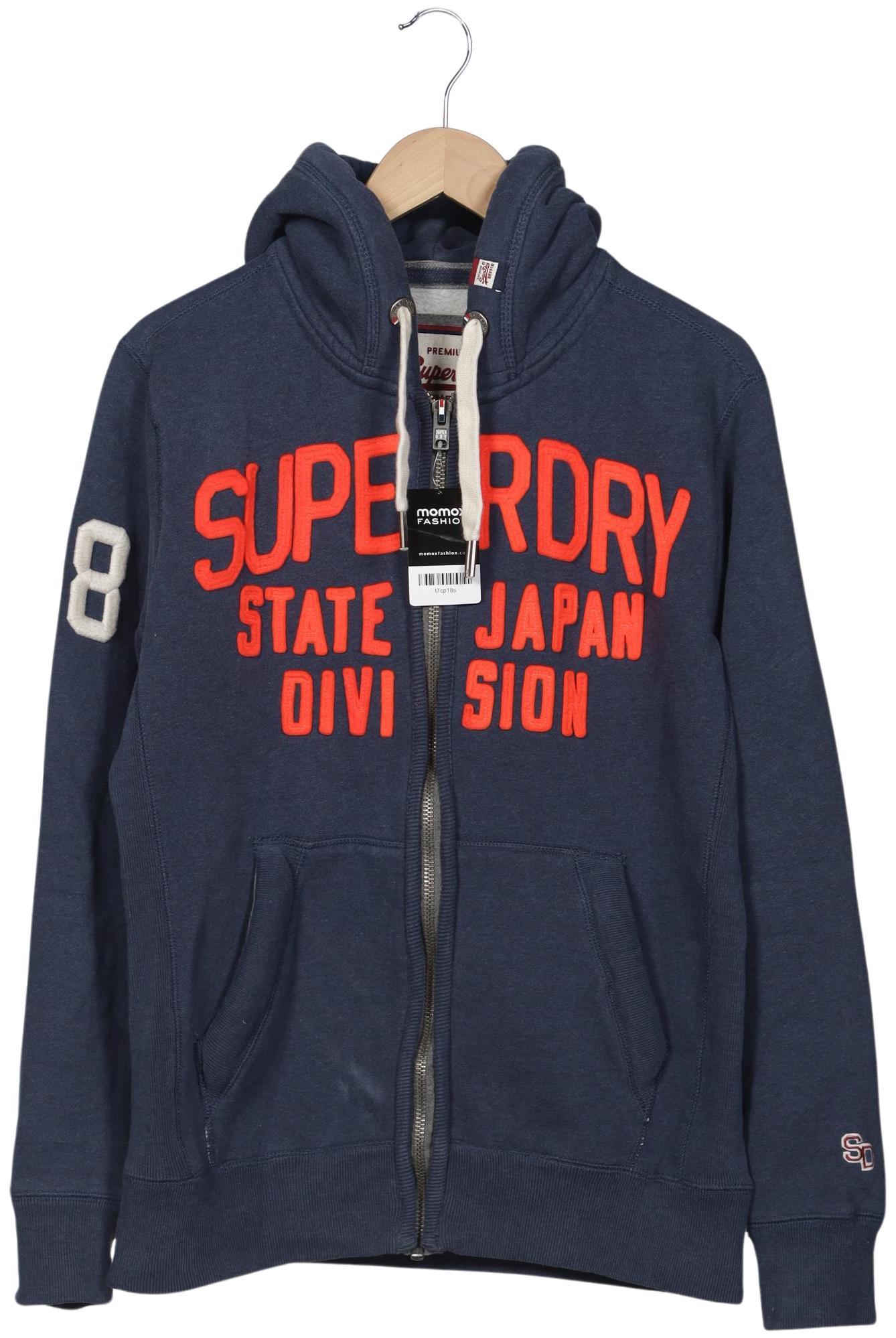 

Superdry Herren Kapuzenpullover, blau, Gr. 52