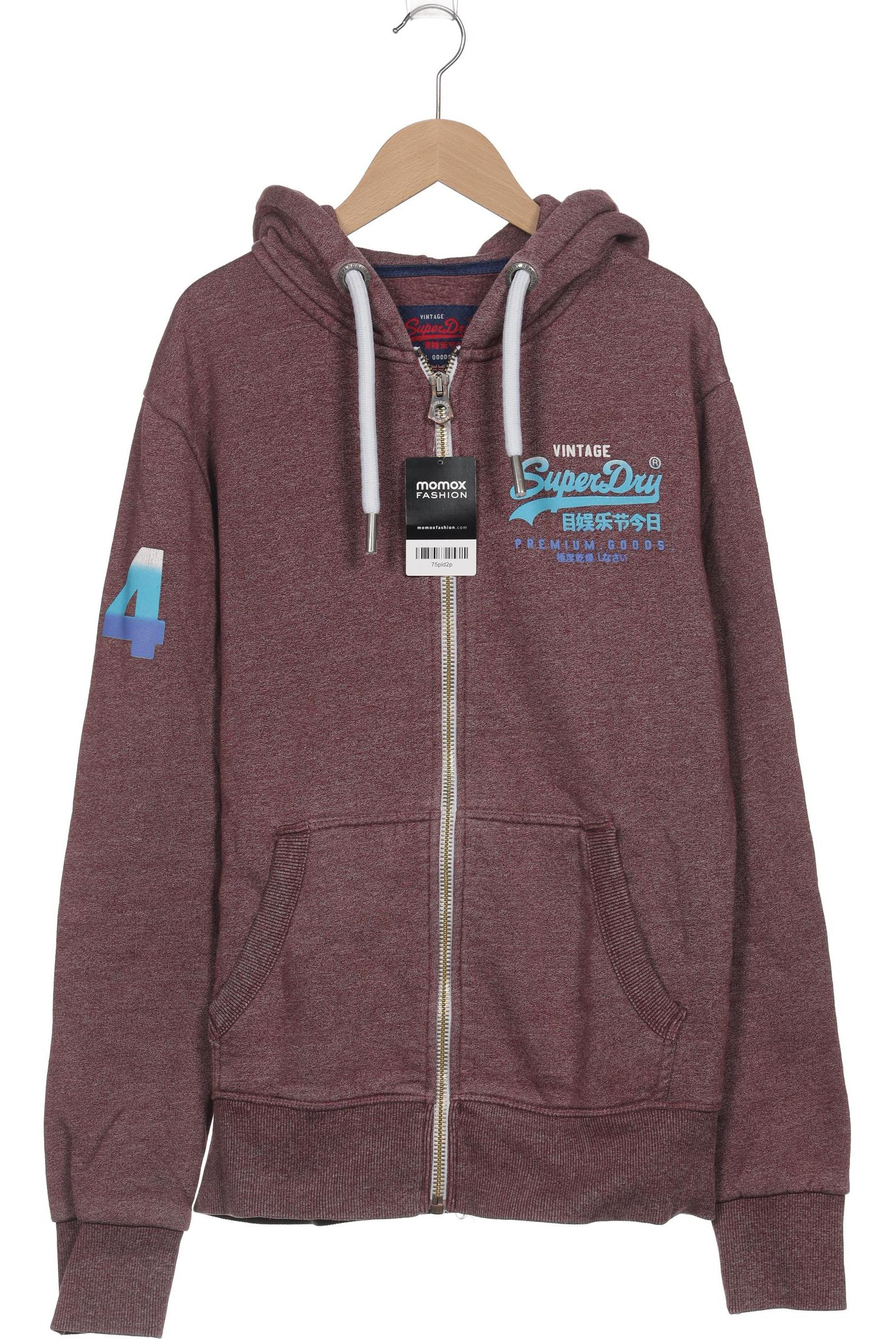 

Superdry Herren Kapuzenpullover, bordeaux, Gr. 52