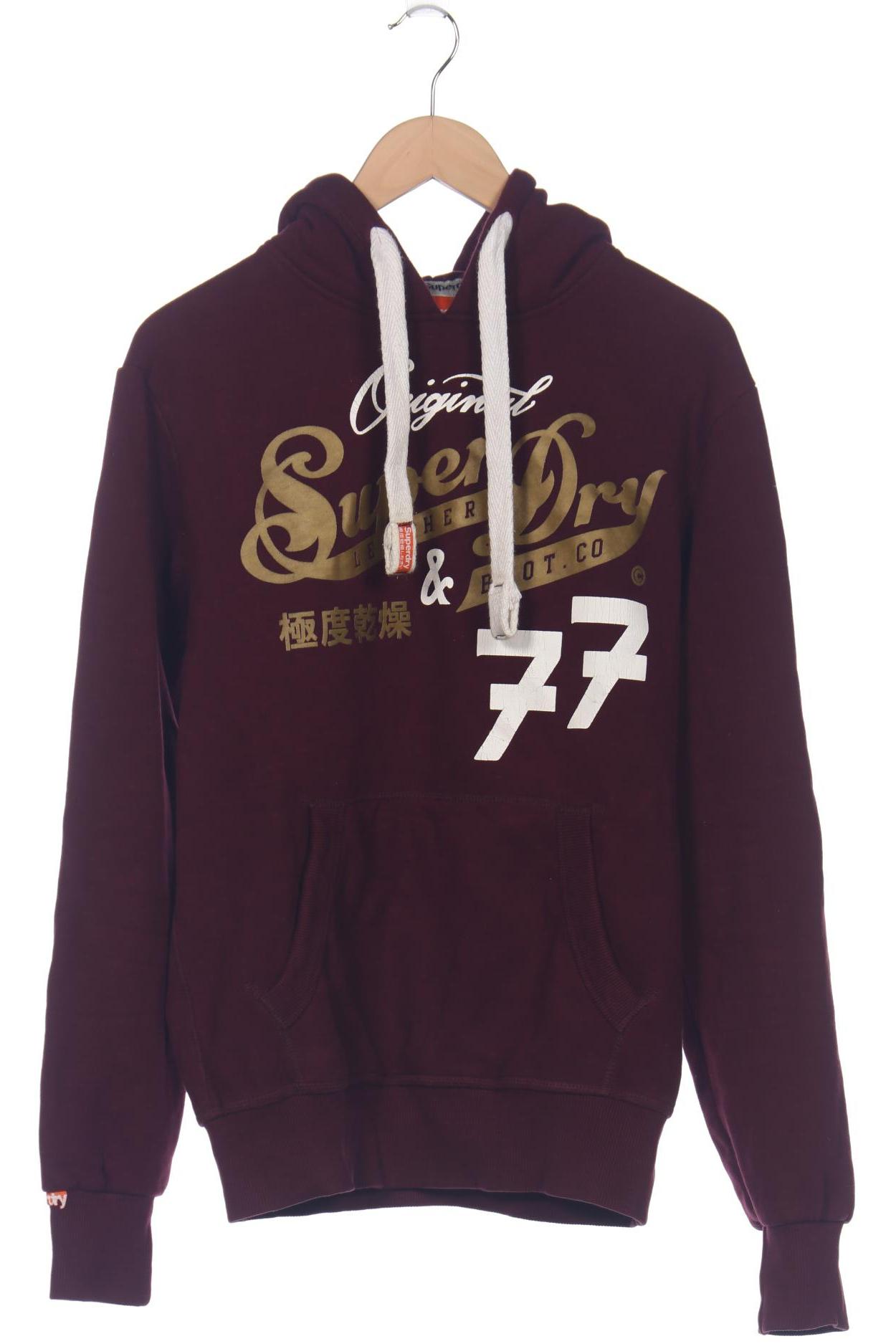 

Superdry Herren Kapuzenpullover, bordeaux, Gr. 48