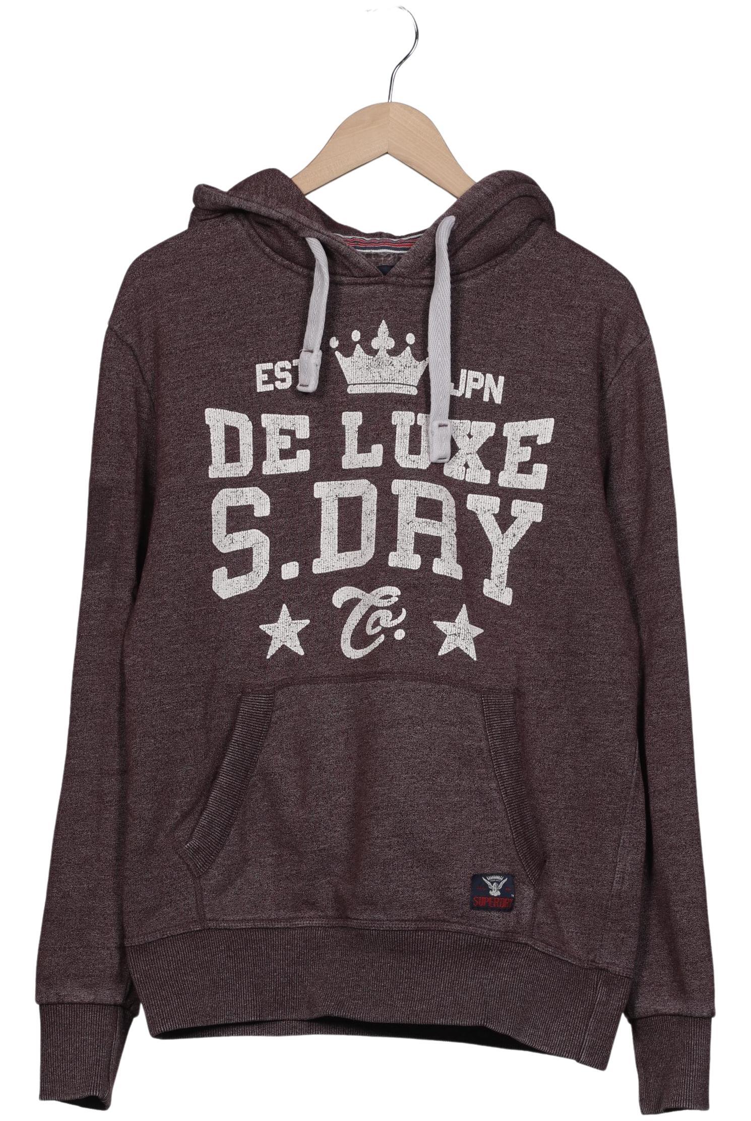 

Superdry Herren Kapuzenpullover, bordeaux, Gr. 46