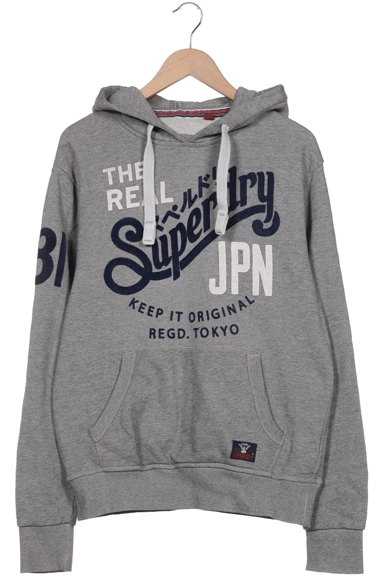 

Superdry Herren Kapuzenpullover, grau, Gr. 48