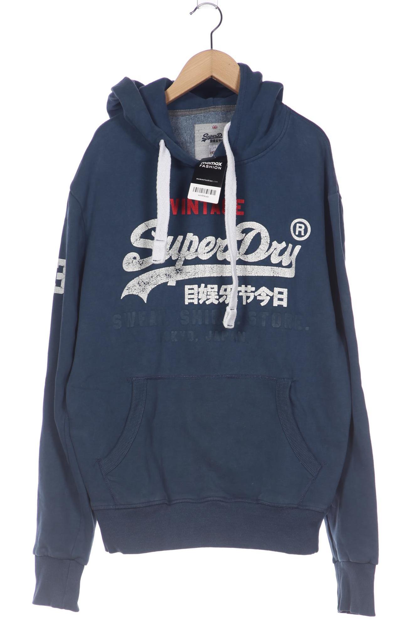

Superdry Herren Kapuzenpullover, blau, Gr. 52