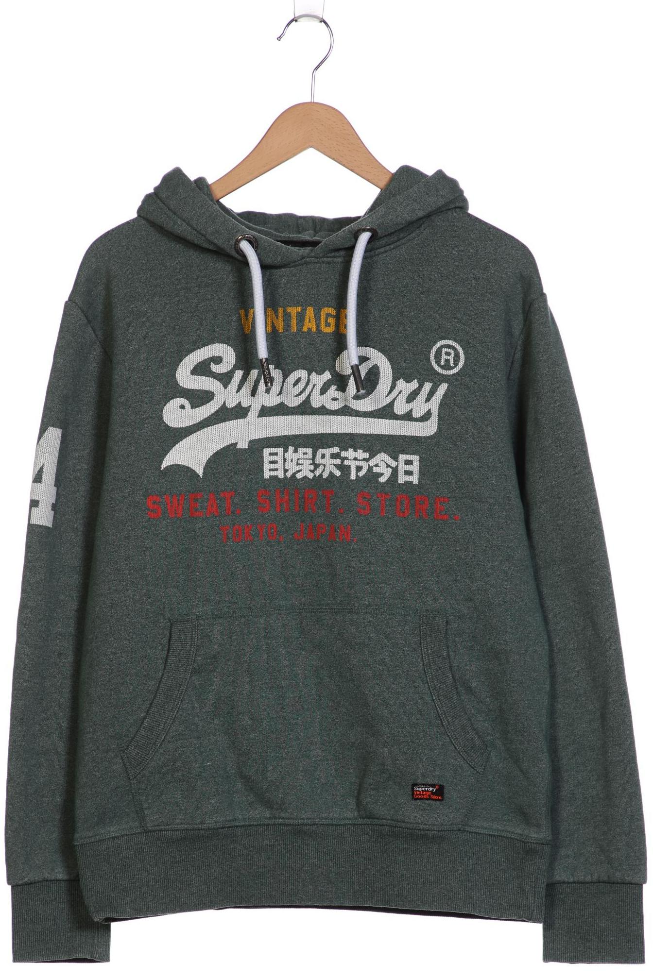 

Superdry Herren Kapuzenpullover, grün, Gr. 54