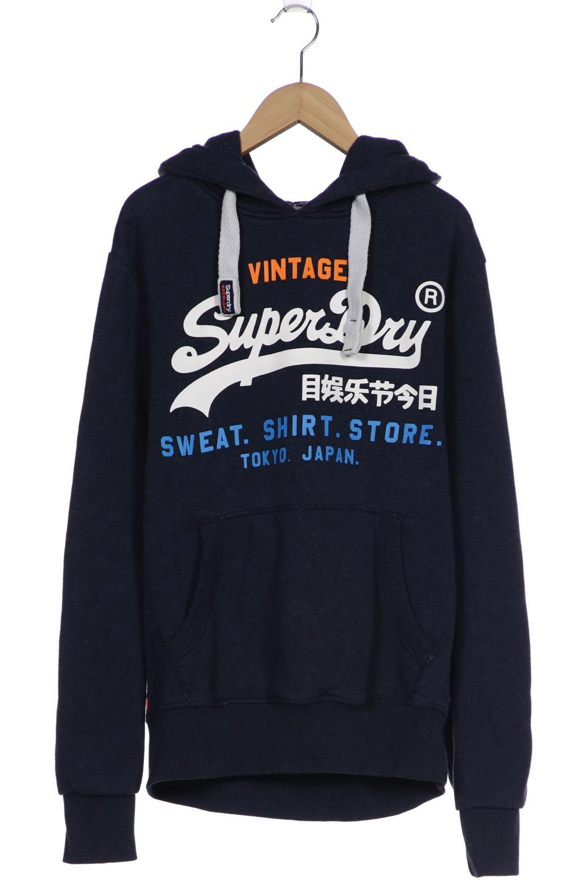 

Superdry Herren Kapuzenpullover, marineblau