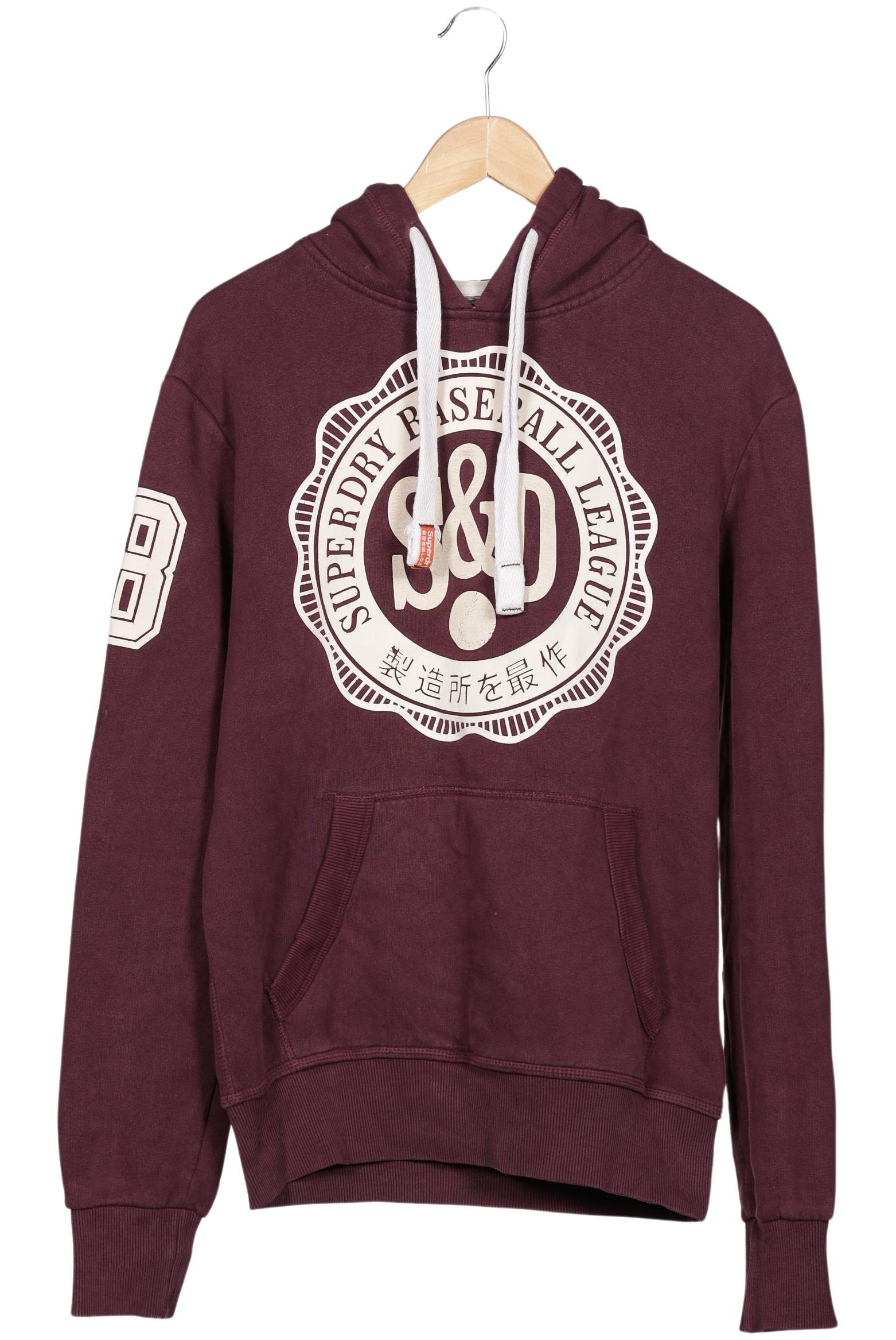 

Superdry Herren Kapuzenpullover, bordeaux, Gr. 48