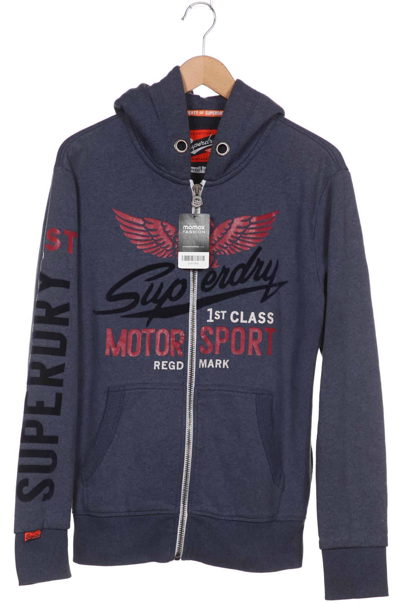 

Superdry Herren Kapuzenpullover, blau, Gr. 52