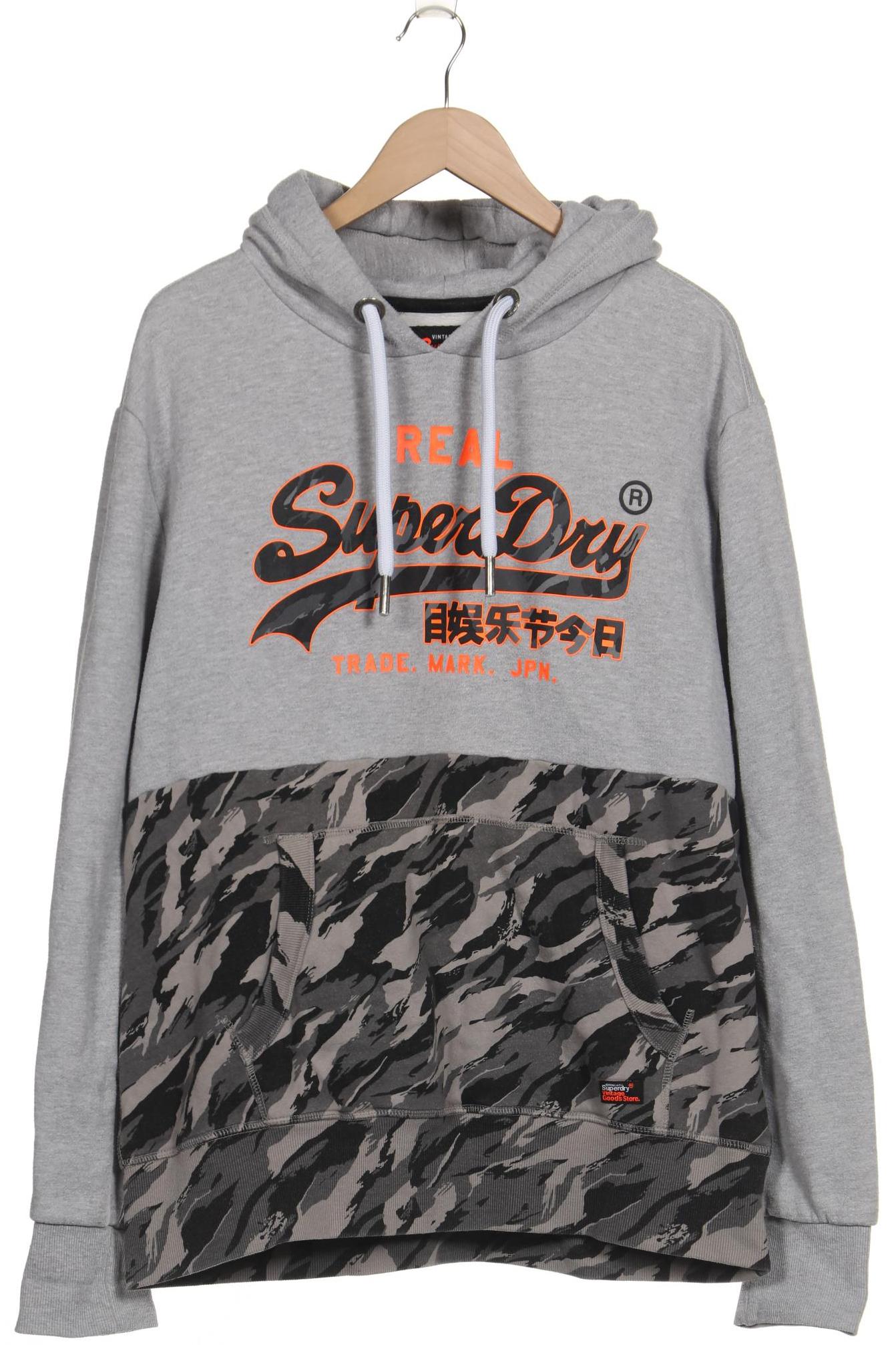 

Superdry Herren Kapuzenpullover, grau, Gr. 58