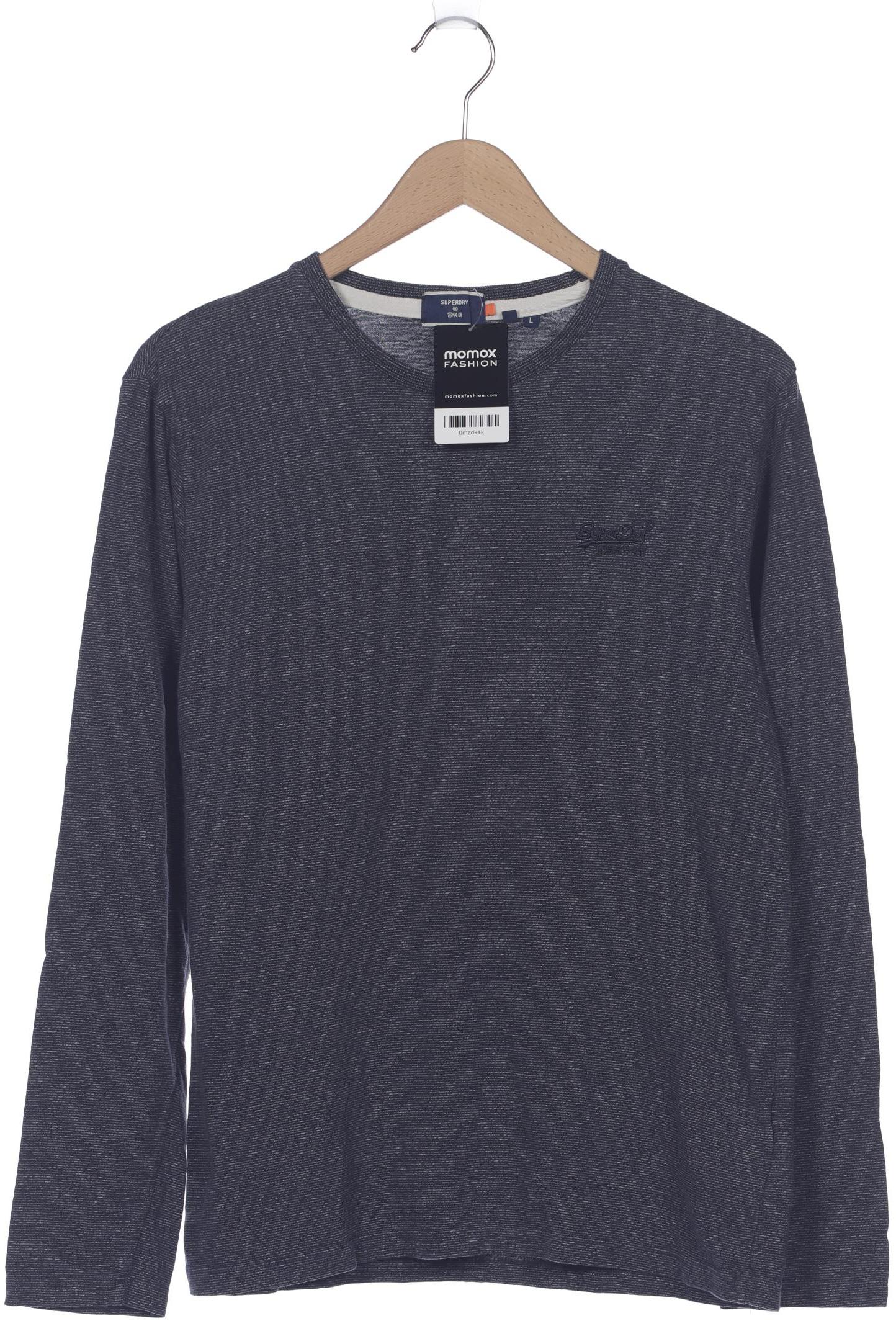 

Superdry Herren Langarmshirt, marineblau