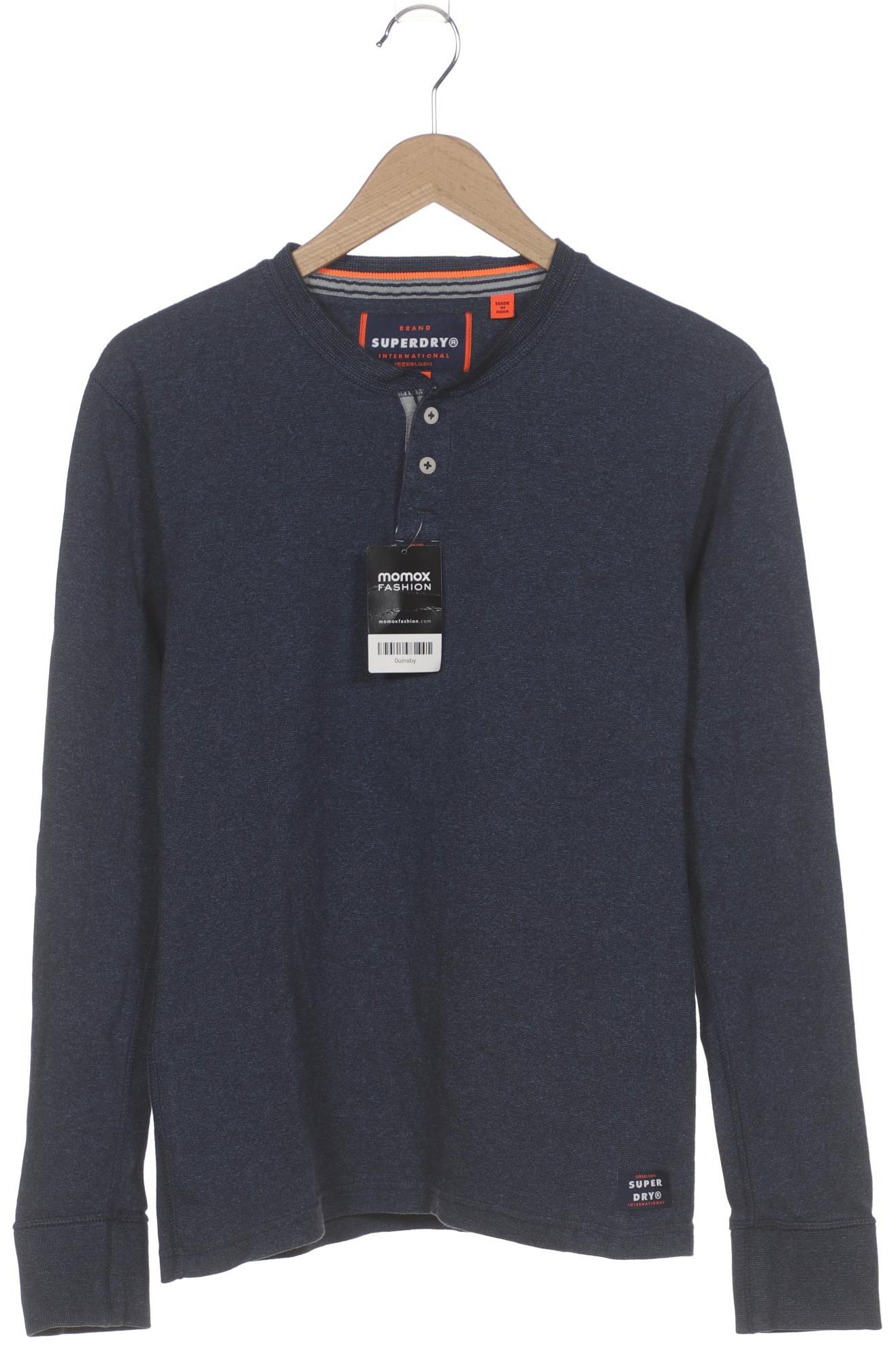 

Superdry Herren Langarmshirt, blau, Gr. 48