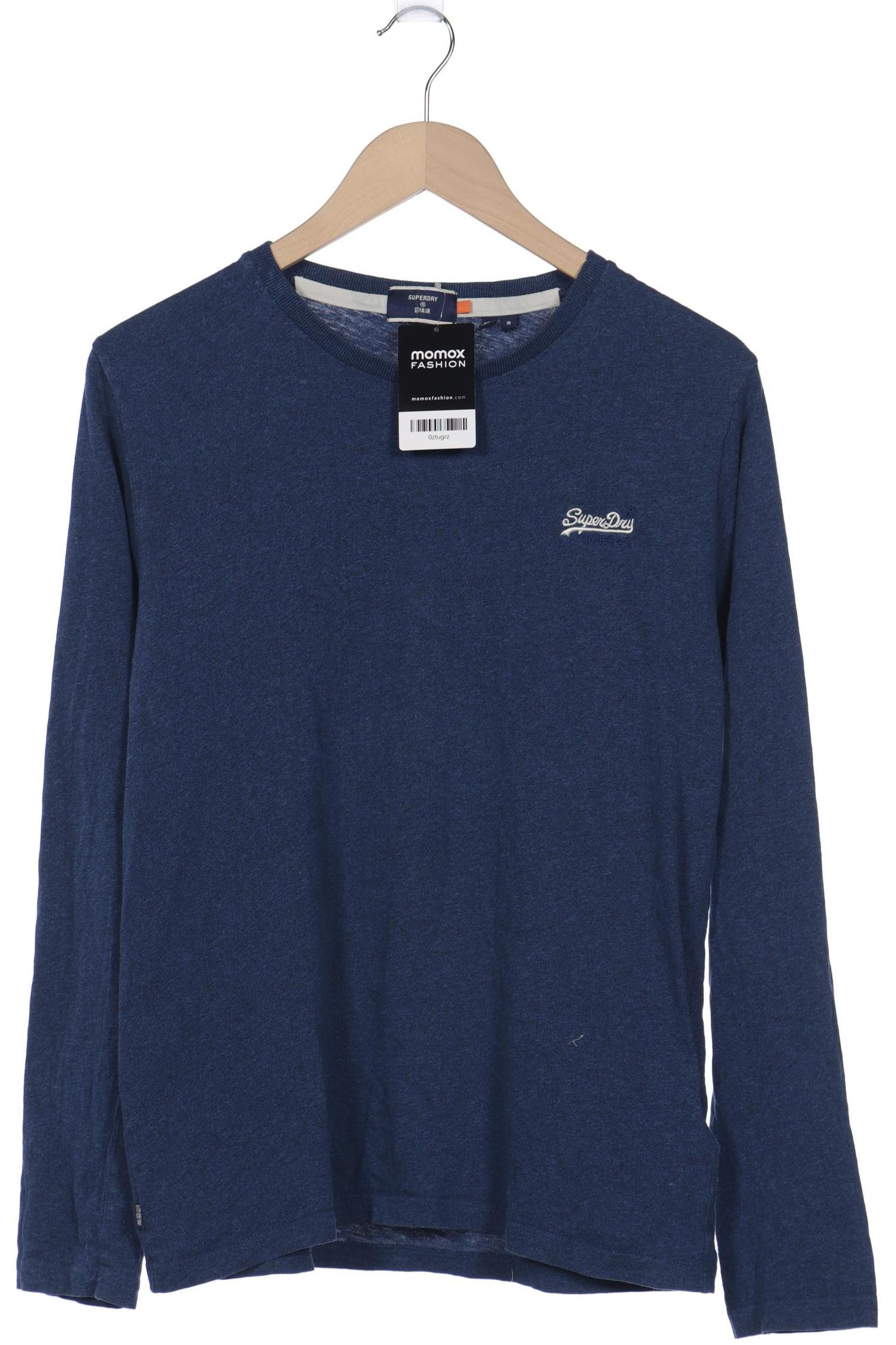 

Superdry Herren Langarmshirt, blau