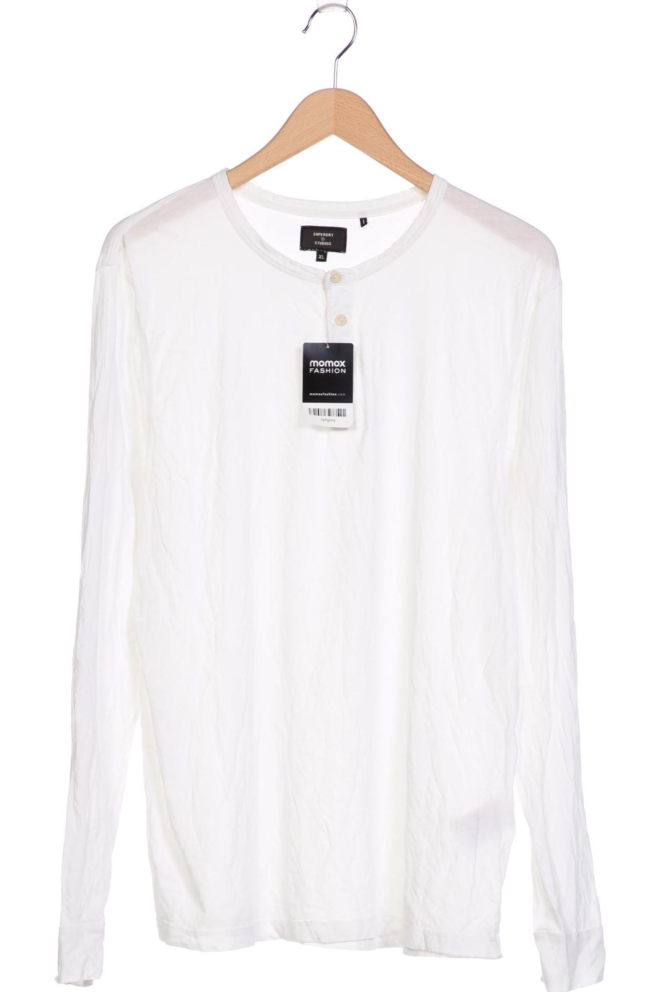 

Superdry Herren Langarmshirt, weiß, Gr. 54