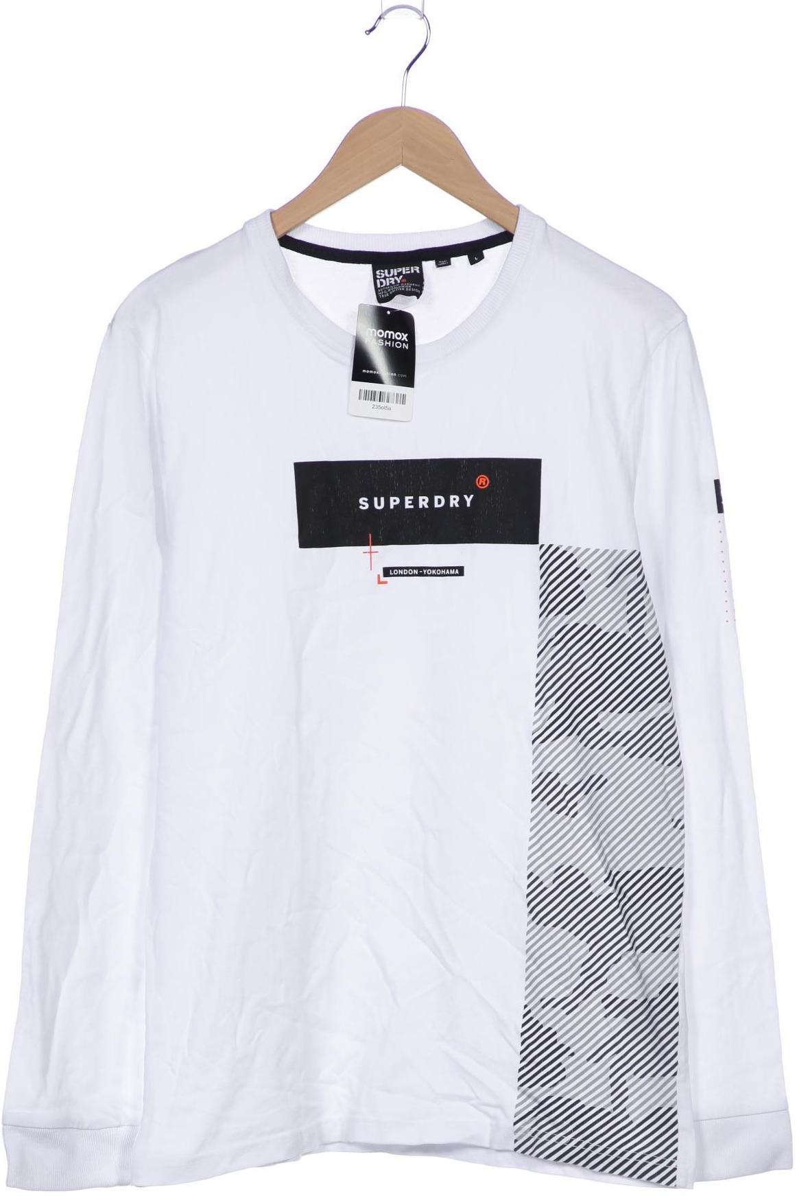 

Superdry Herren Langarmshirt, weiß, Gr. 52