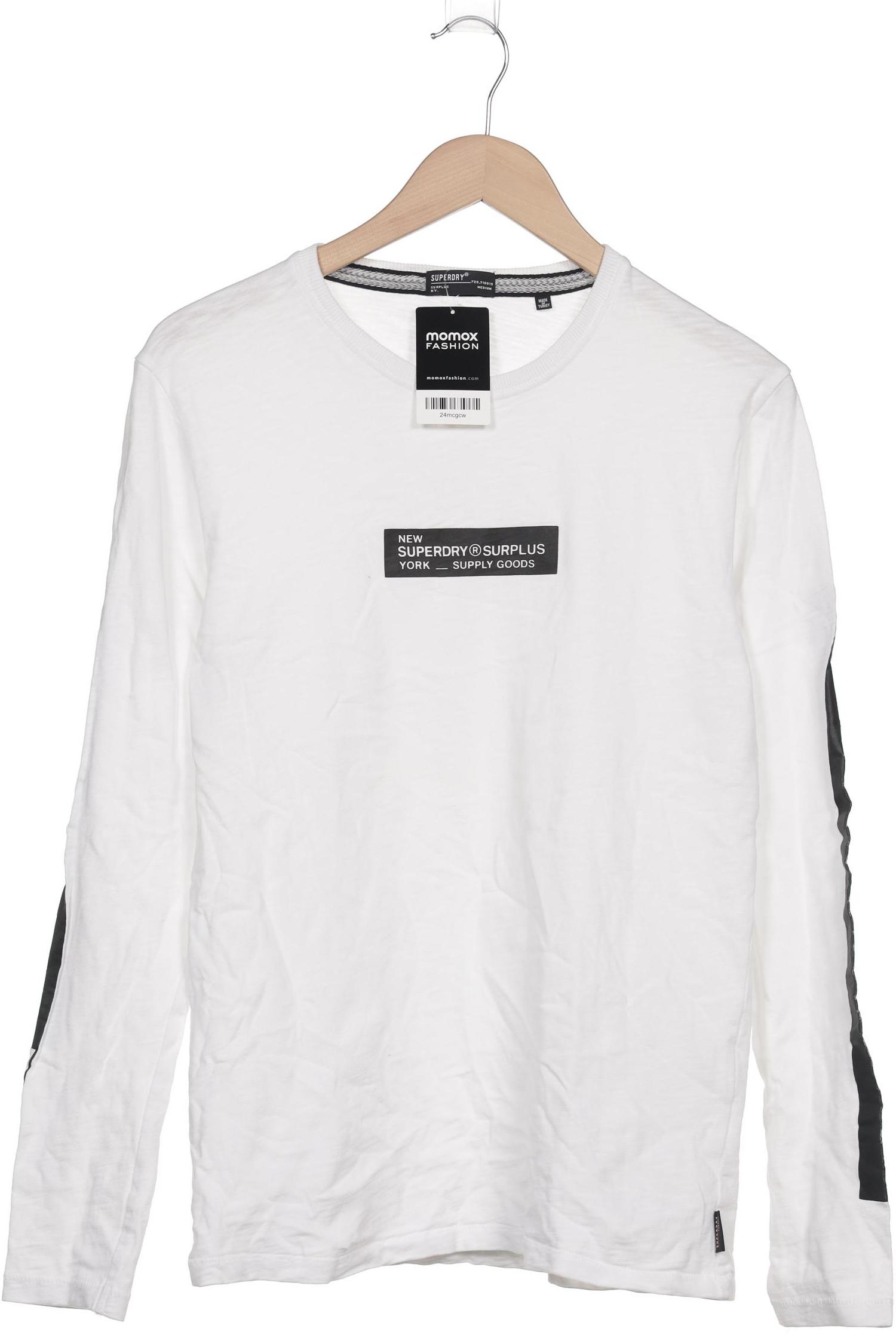 

Superdry Herren Langarmshirt, weiß, Gr. 48