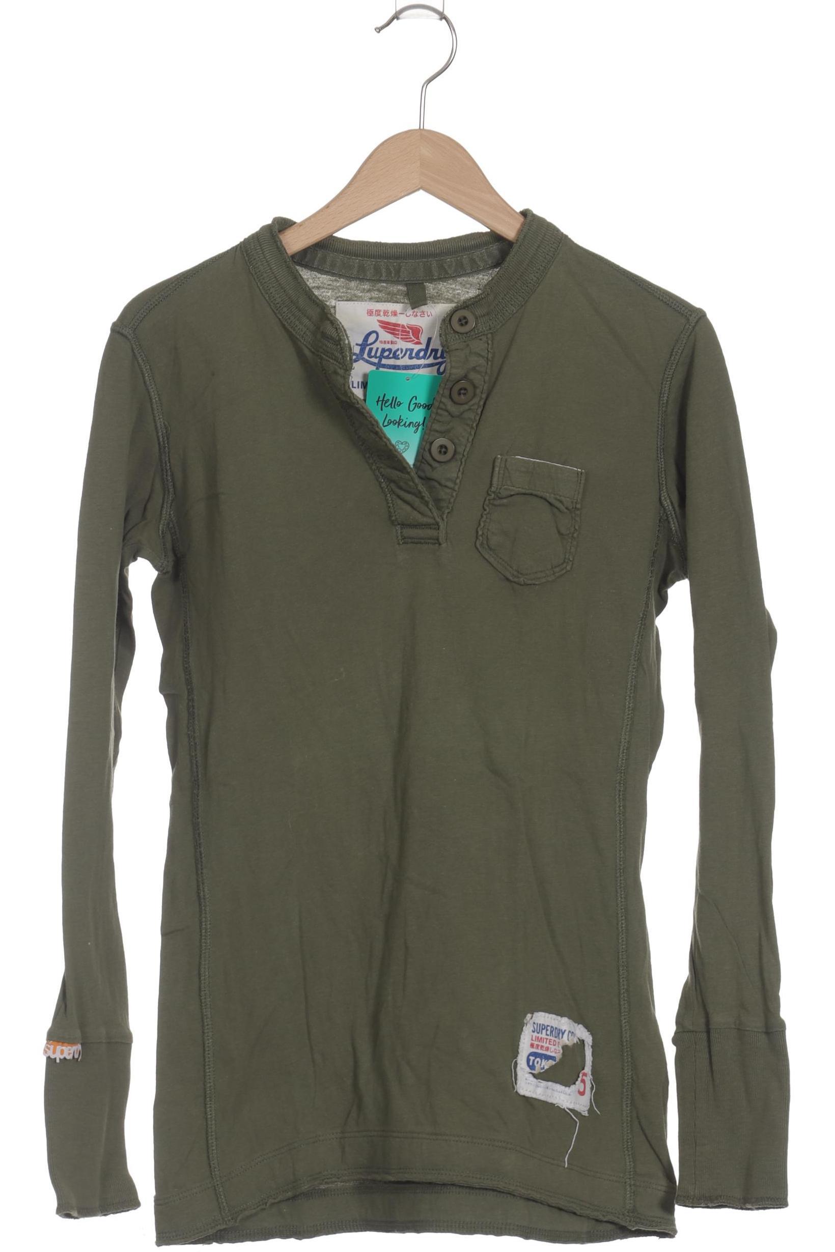 

Superdry Herren Langarmshirt, grün, Gr.