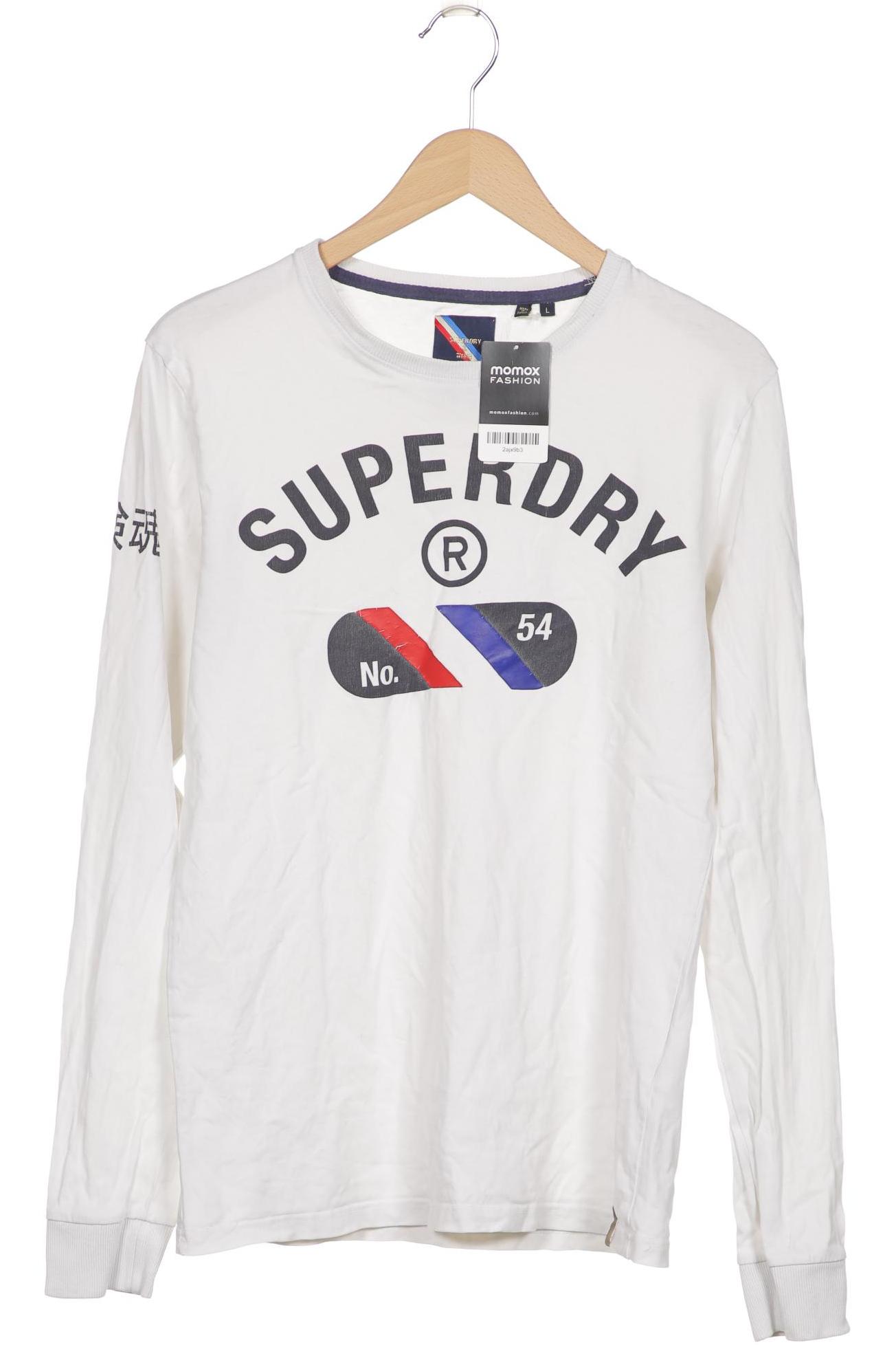 

Superdry Herren Langarmshirt, weiß