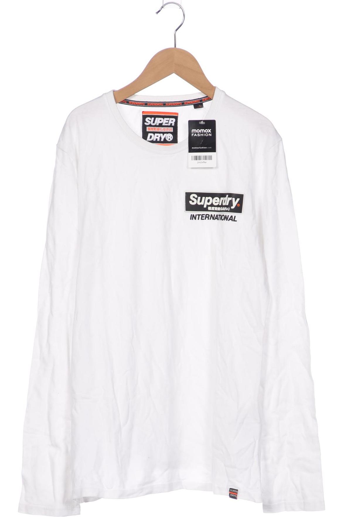 

Superdry Herren Langarmshirt, weiß, Gr. 48