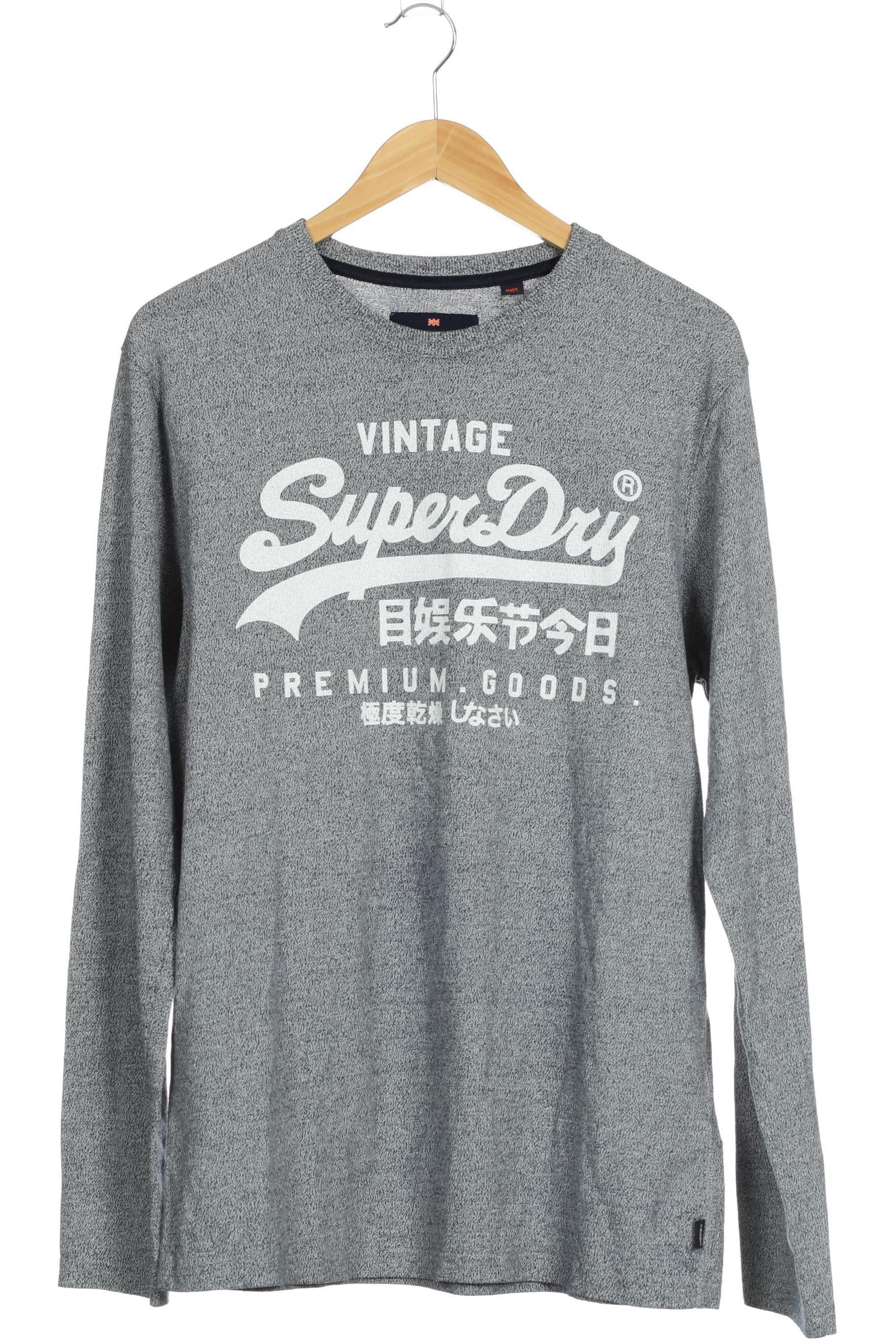 

Superdry Herren Langarmshirt, grau, Gr.