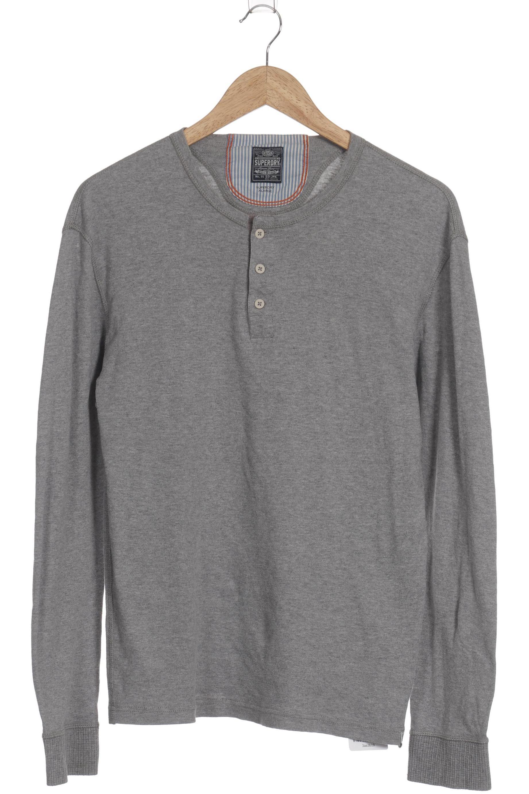 

Superdry Herren Langarmshirt, grau, Gr.