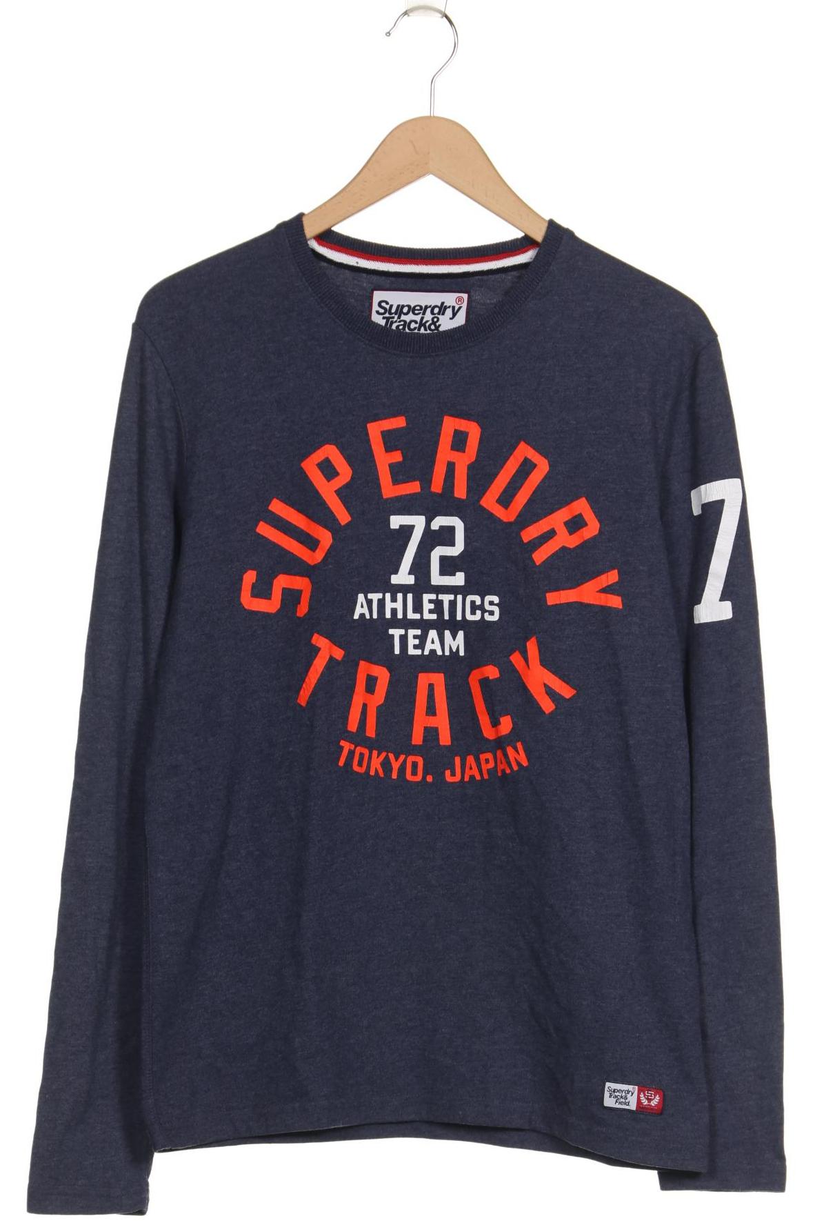 

Superdry Herren Langarmshirt, blau, Gr. 52