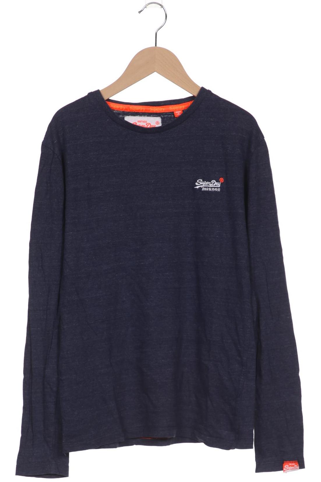 

Superdry Herren Langarmshirt, marineblau