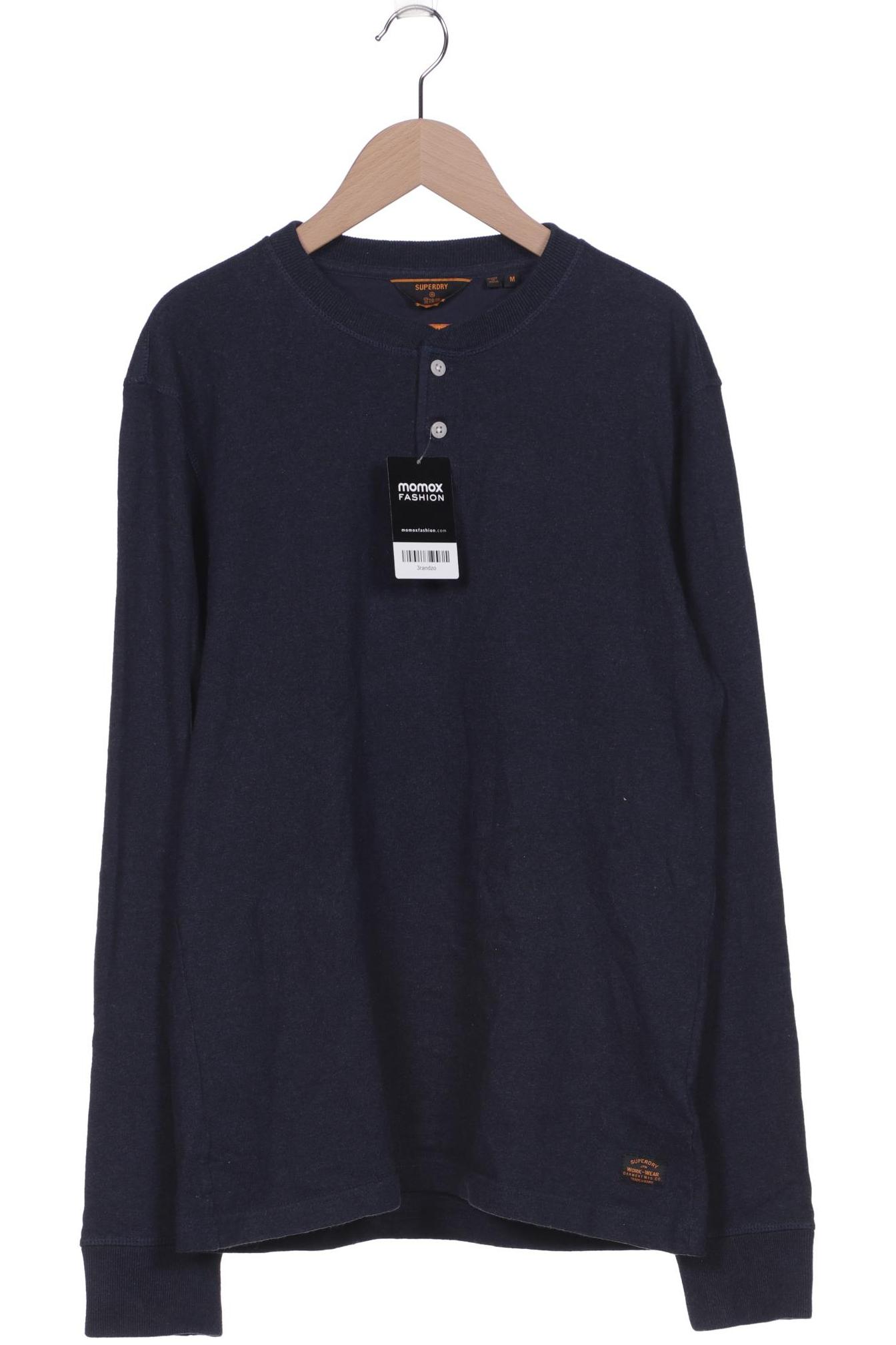 

Superdry Herren Langarmshirt, marineblau
