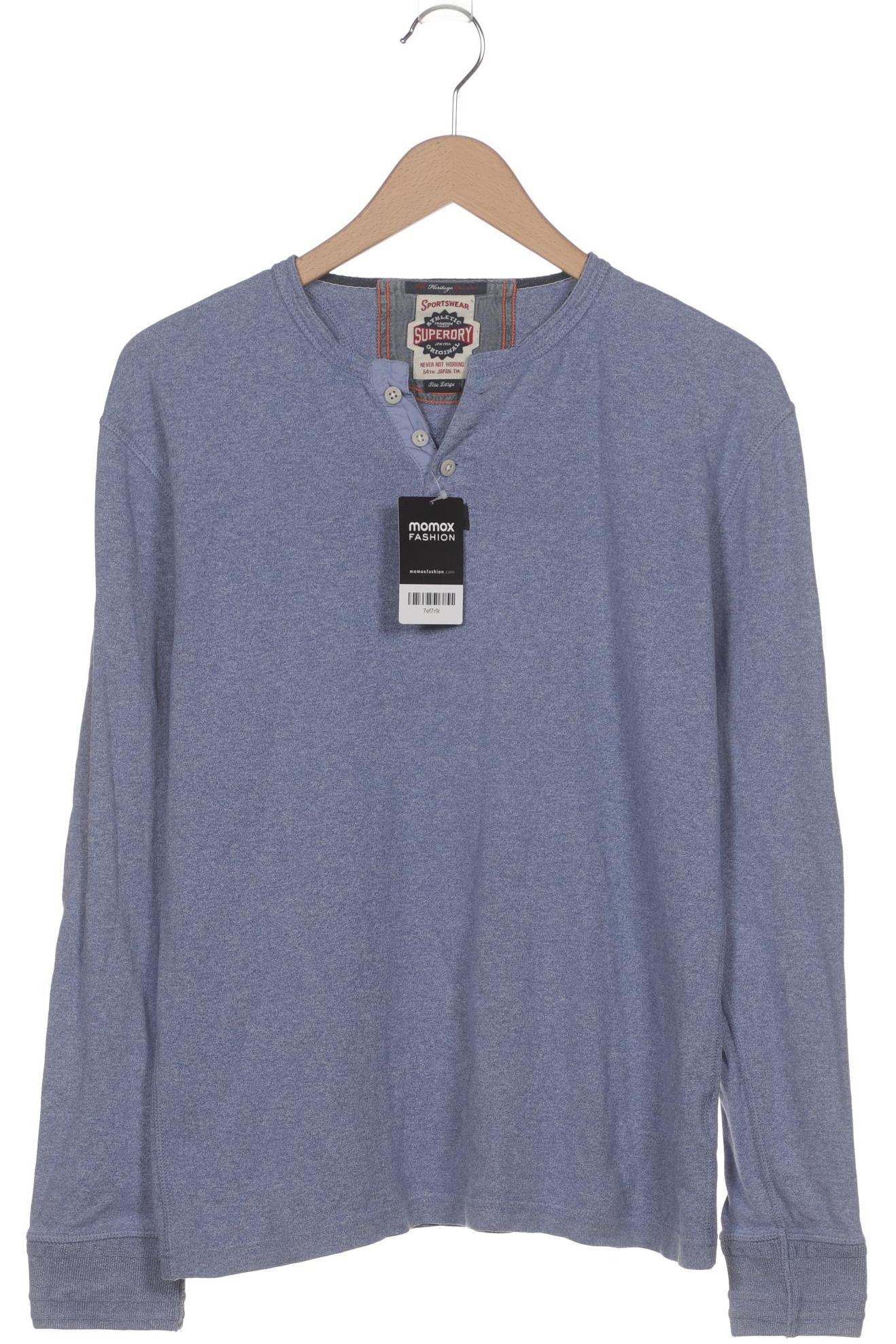 

Superdry Herren Langarmshirt, blau, Gr. 52