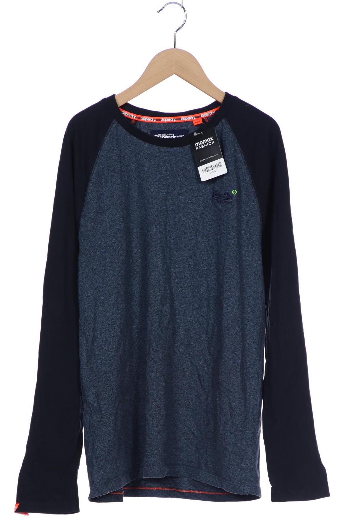 

Superdry Herren Langarmshirt, blau, Gr. 52